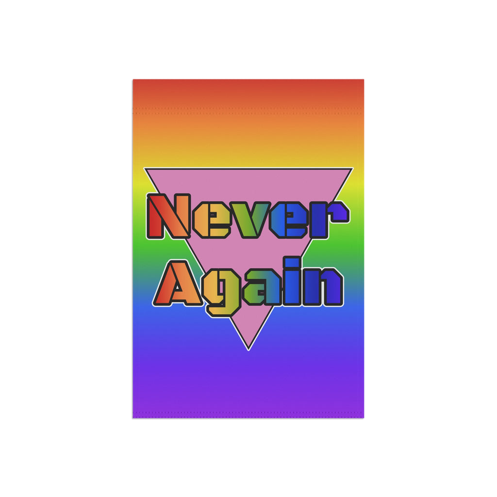 Never Again Bold Rainbow Banner