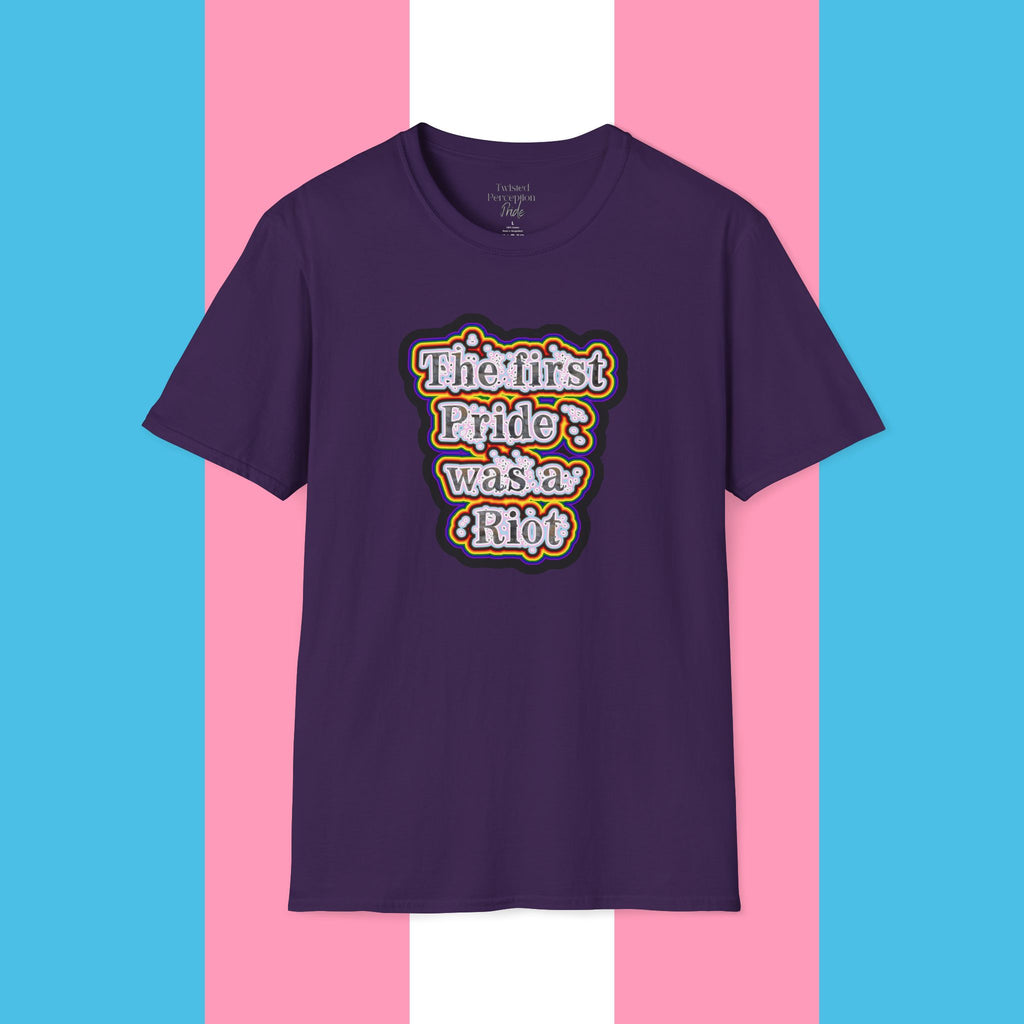 First Pride Riot Unisex Softstyle T-shirt