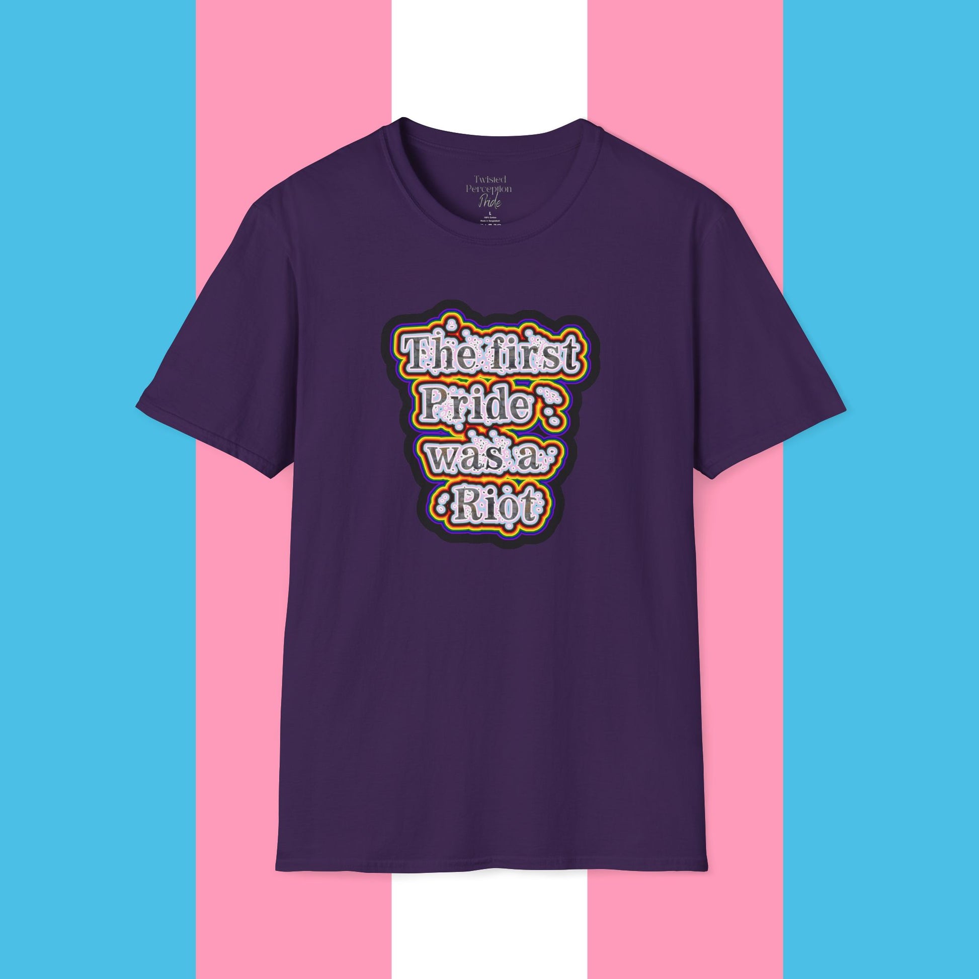 First Pride Riot Unisex Softstyle T-shirt