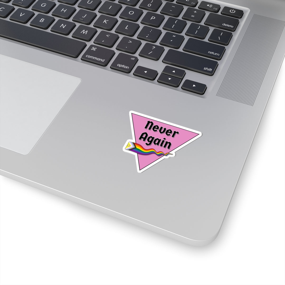Never Again Progress Pride Kiss-Cut Stickers