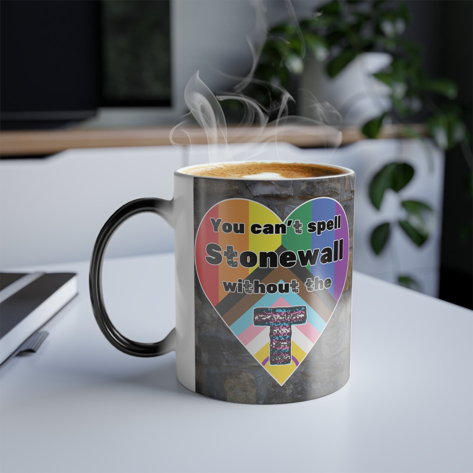 You Can't Spell Stonewall Without The T Color Morphing Mug, 11oz