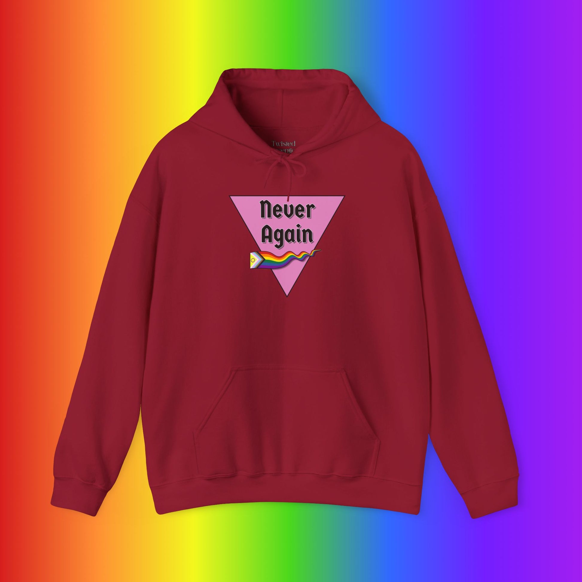 Never Again Heavy Blend Hoodie