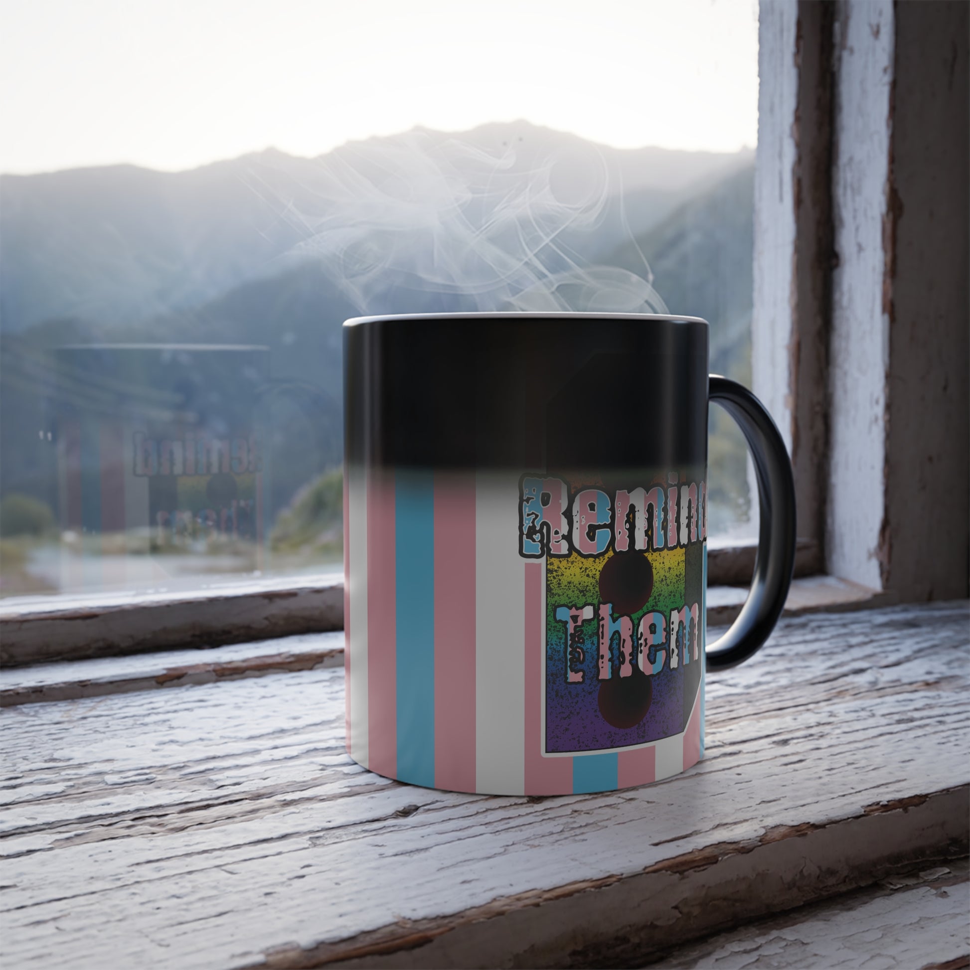 Remind Them Stonewall Brick Color Morphing Mug - 11oz