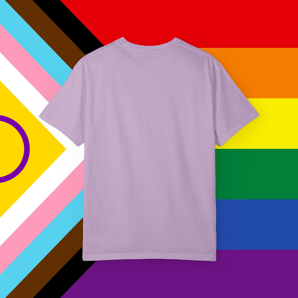 Never Again Bold Letters Garment Dyed Tshirt