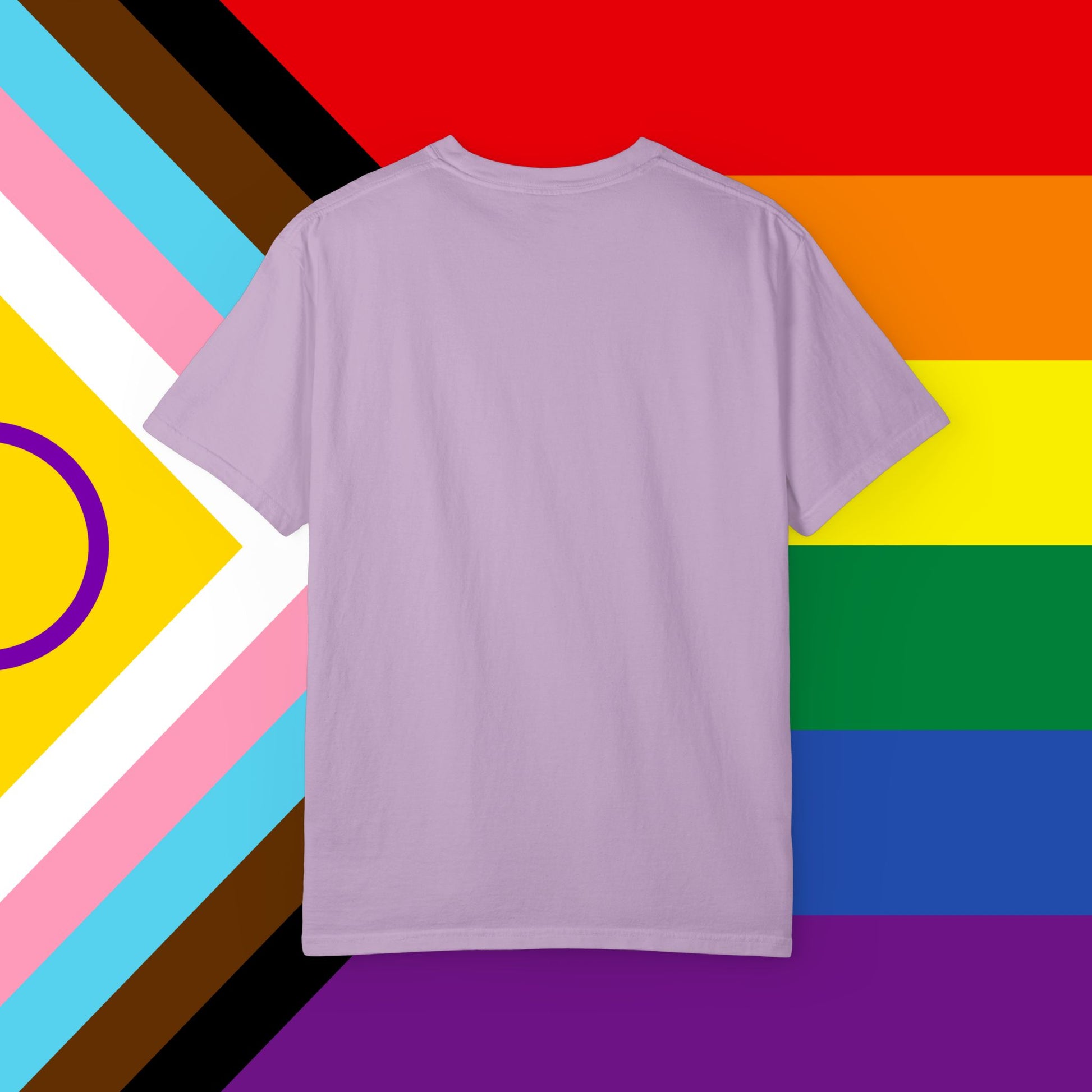 Never Again Bold Letters Garment Dyed Tshirt