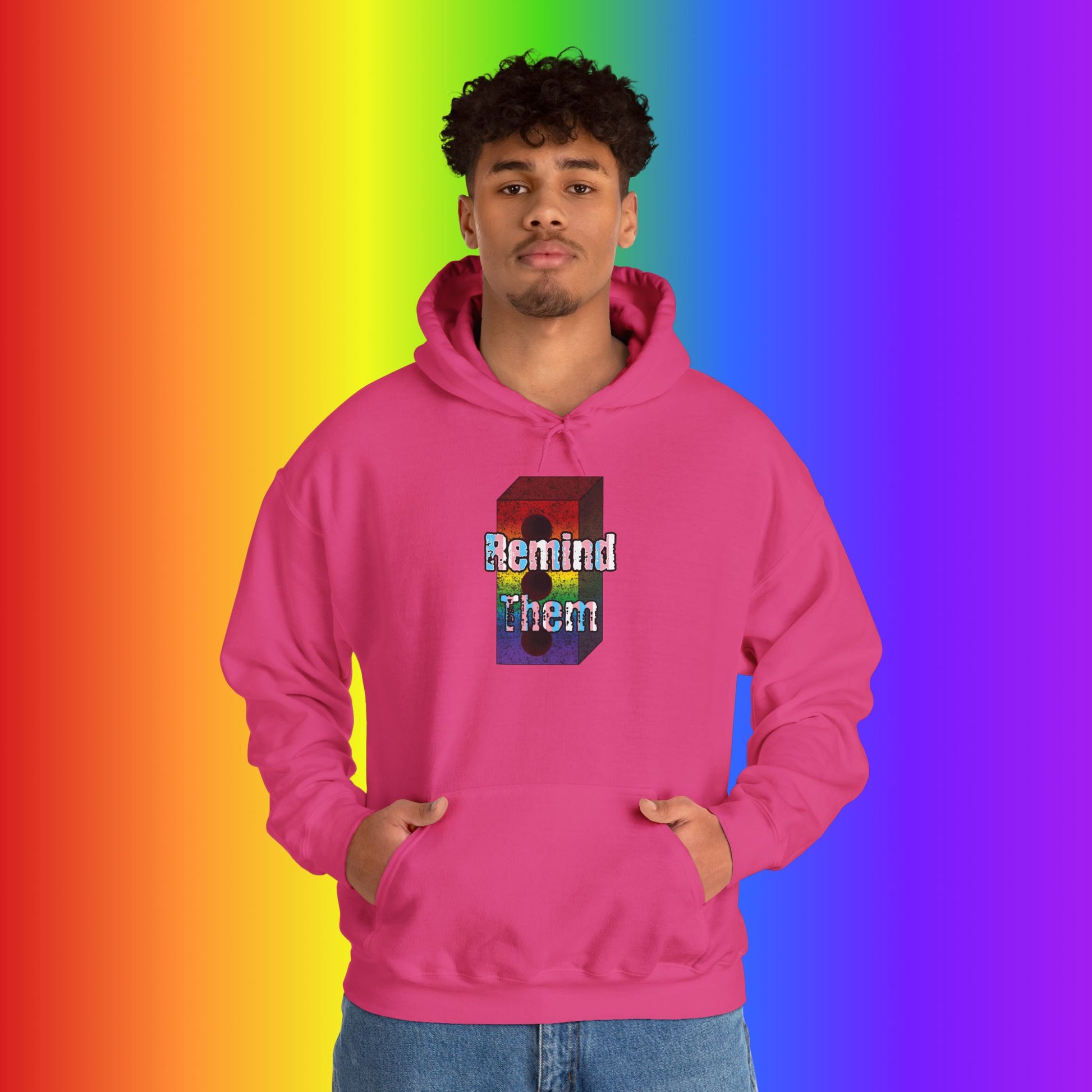 Remind Them Stonewall Brick Heavy Blend Hoodie