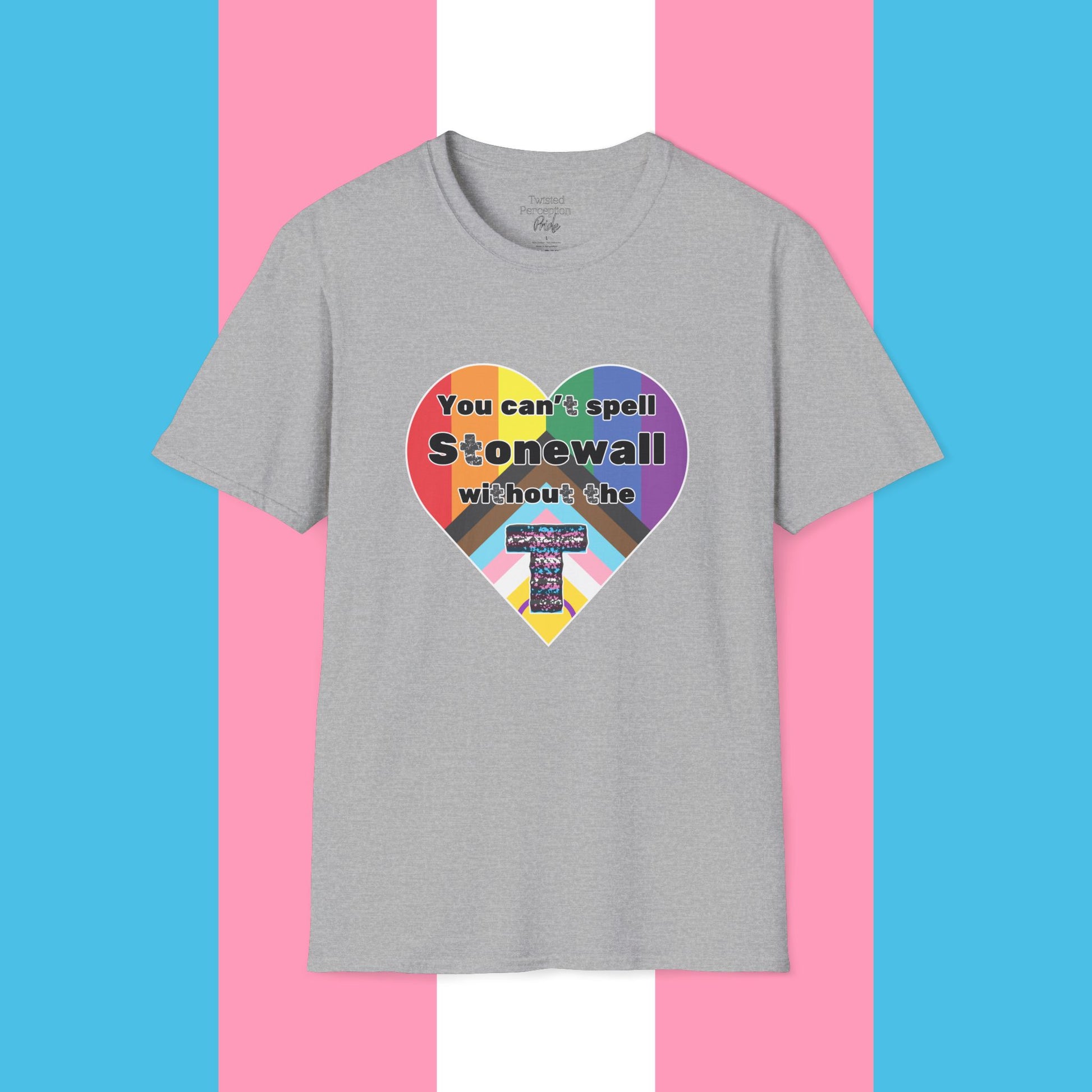 Can't Spell Stonewall Gender Neutral Softstyle T-shirt
