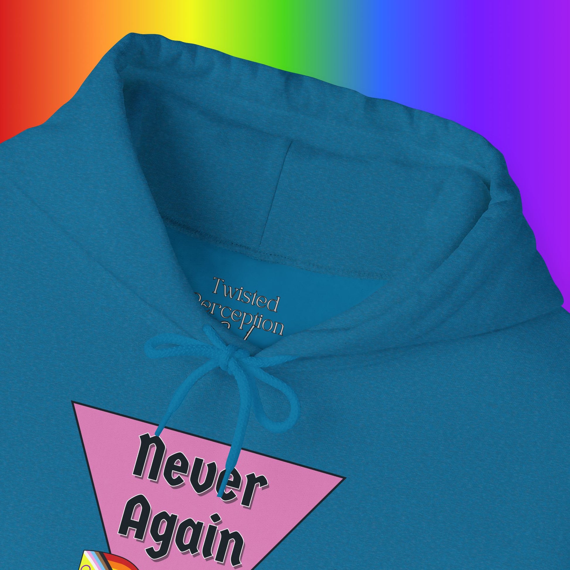 Never Again Heavy Blend Hoodie