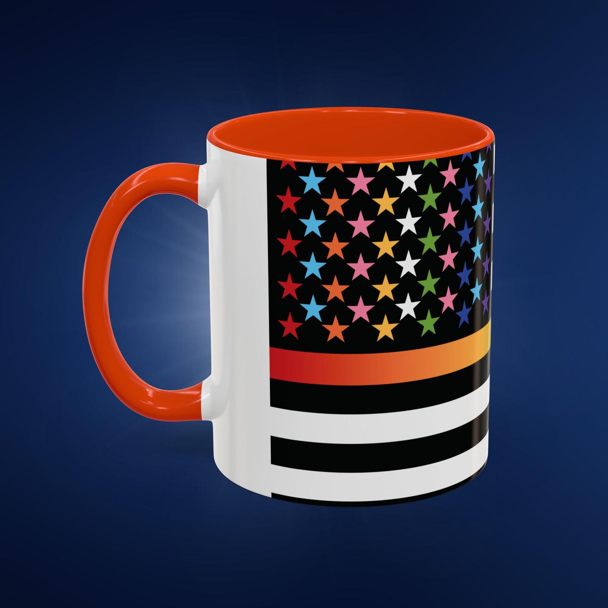 Thin Queer Line Colorful Mug, 11&15oz