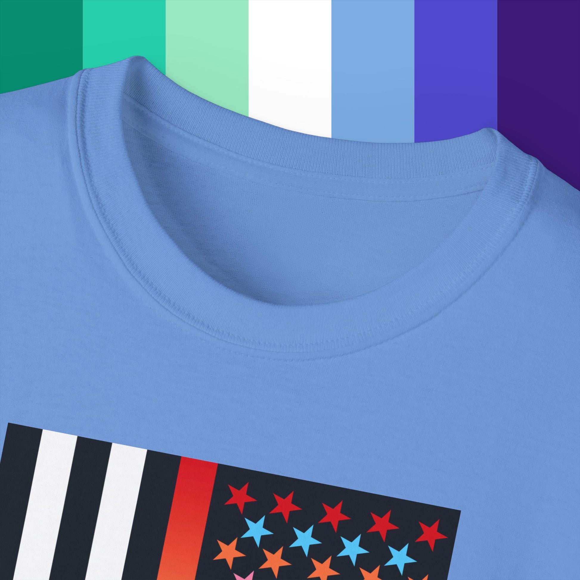 Thin Queer Line American Flag Ultra Cotton T-shirt