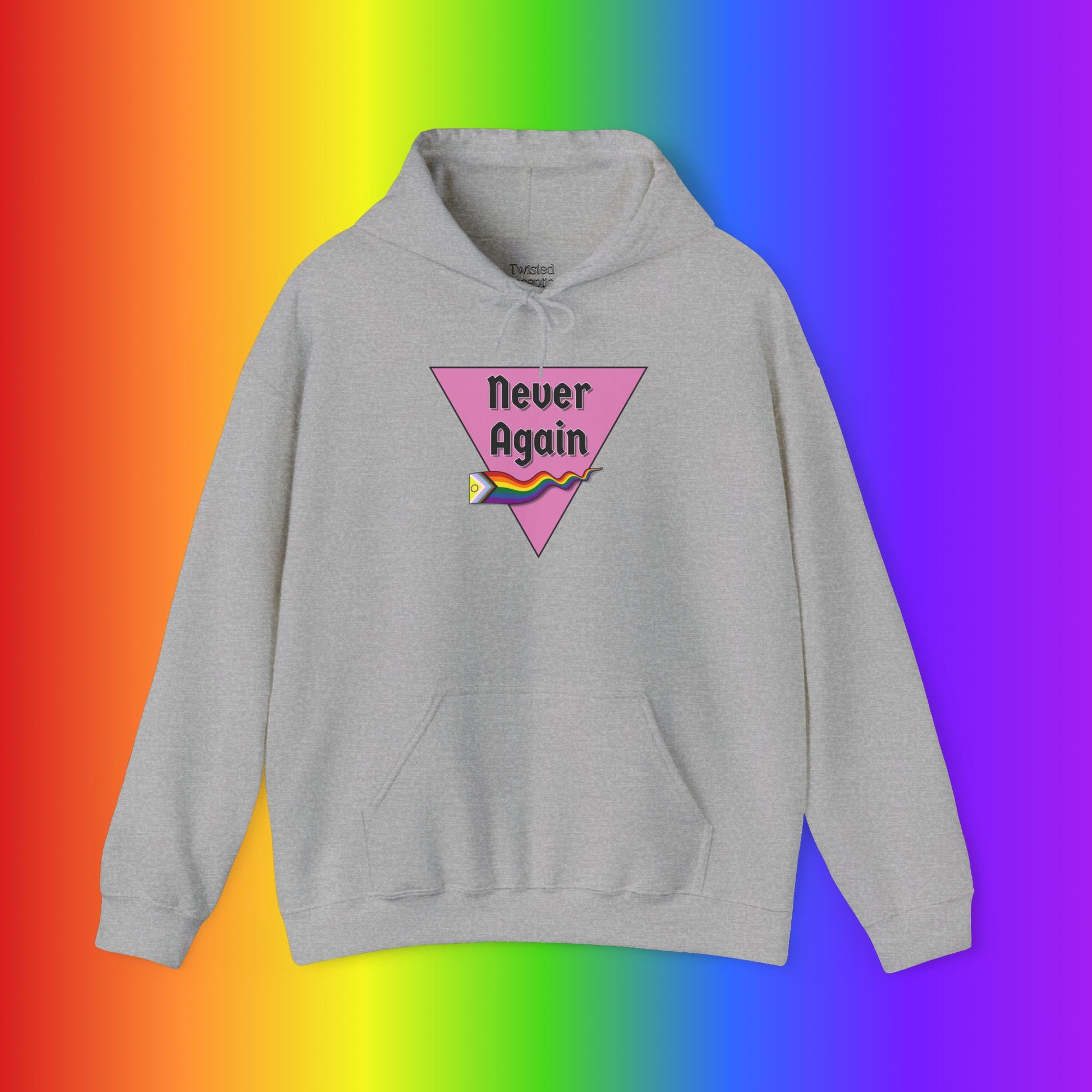 Never Again Heavy Blend Hoodie