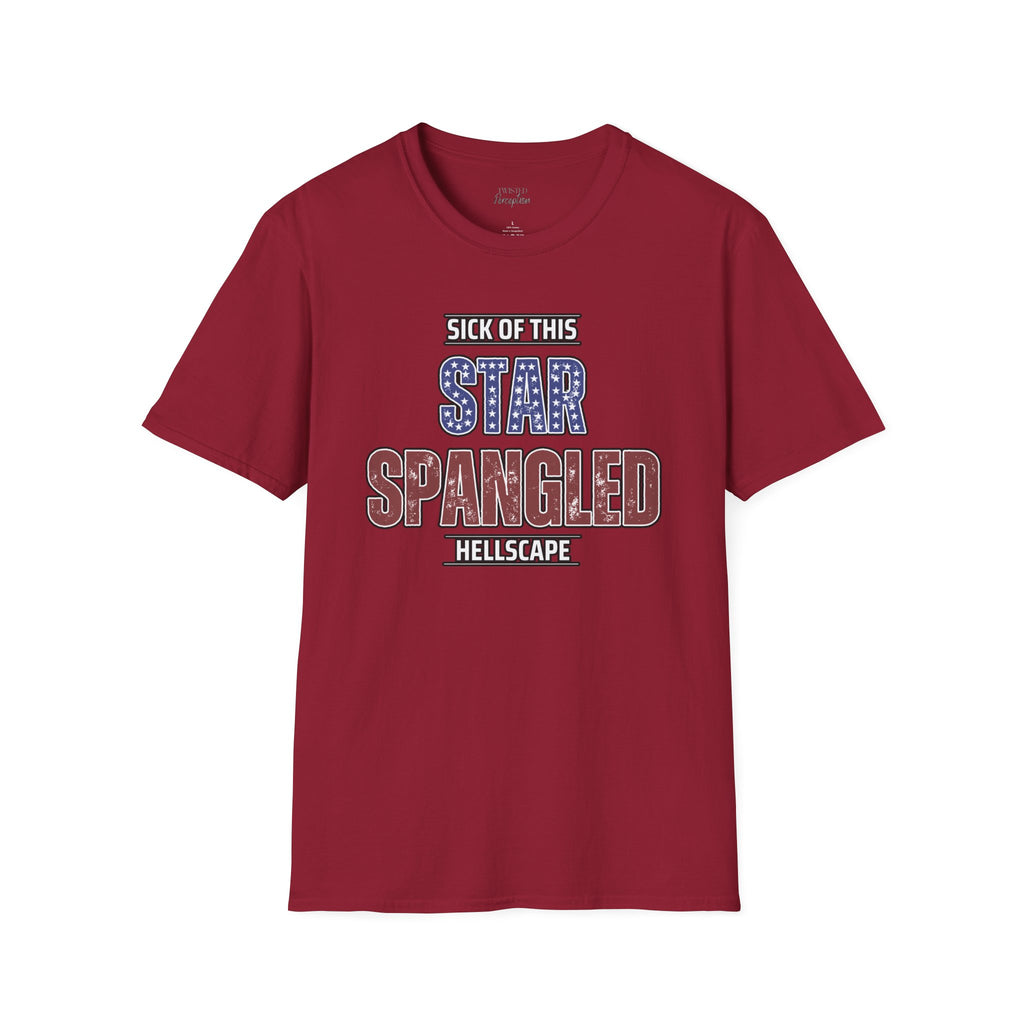 Star Spangled Hellscape Softstyle T-Shirt