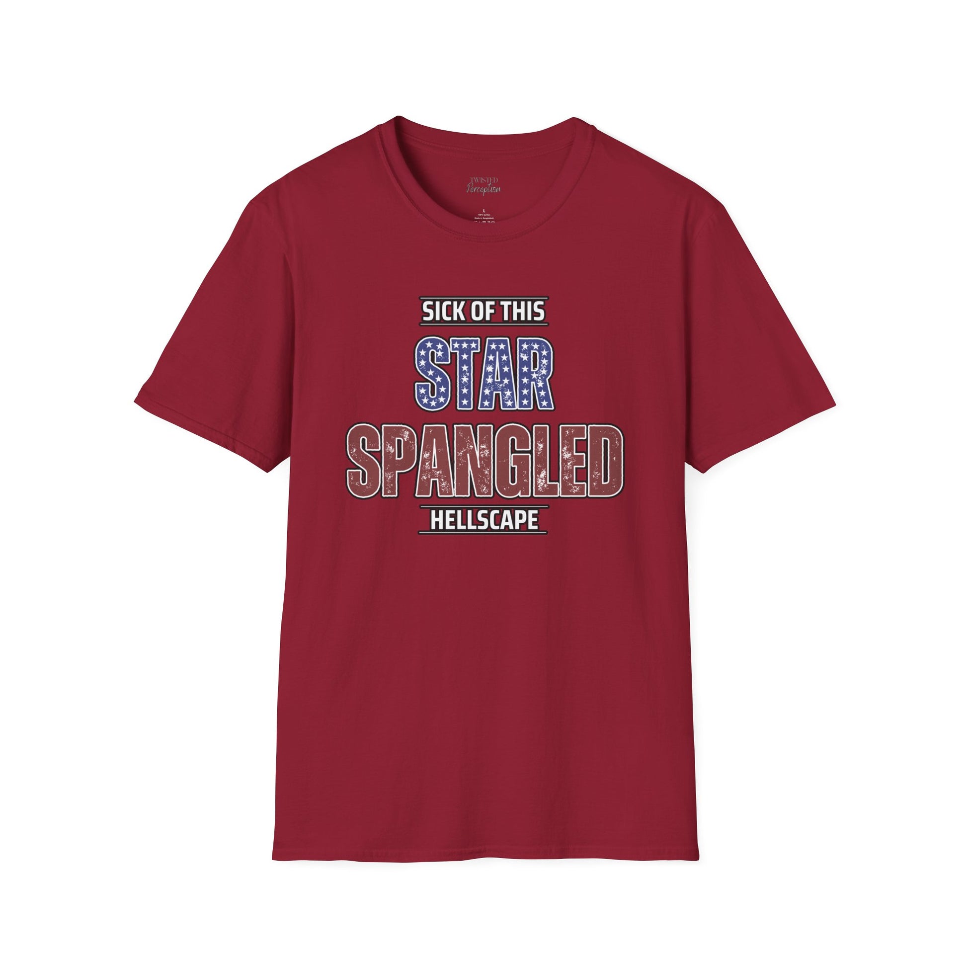 Star Spangled Hellscape Softstyle T-Shirt