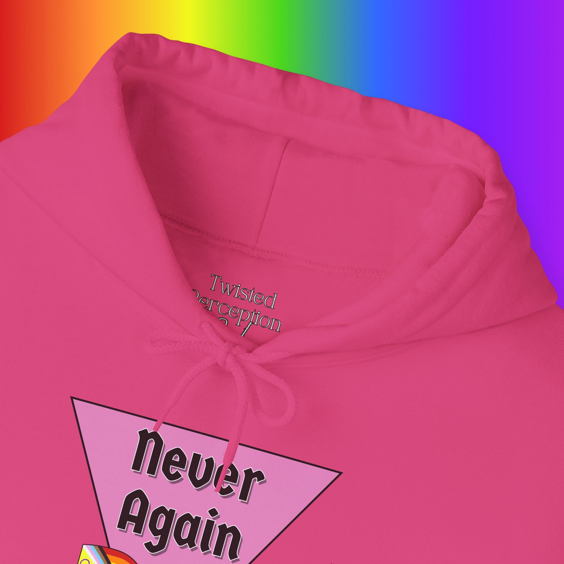 Never Again Heavy Blend Hoodie