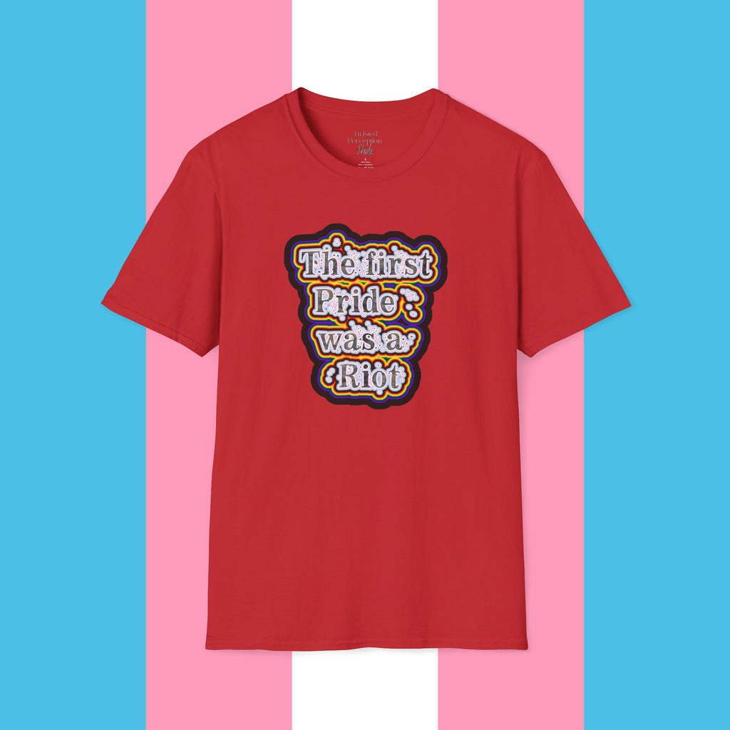 First Pride Riot Unisex Softstyle T-shirt