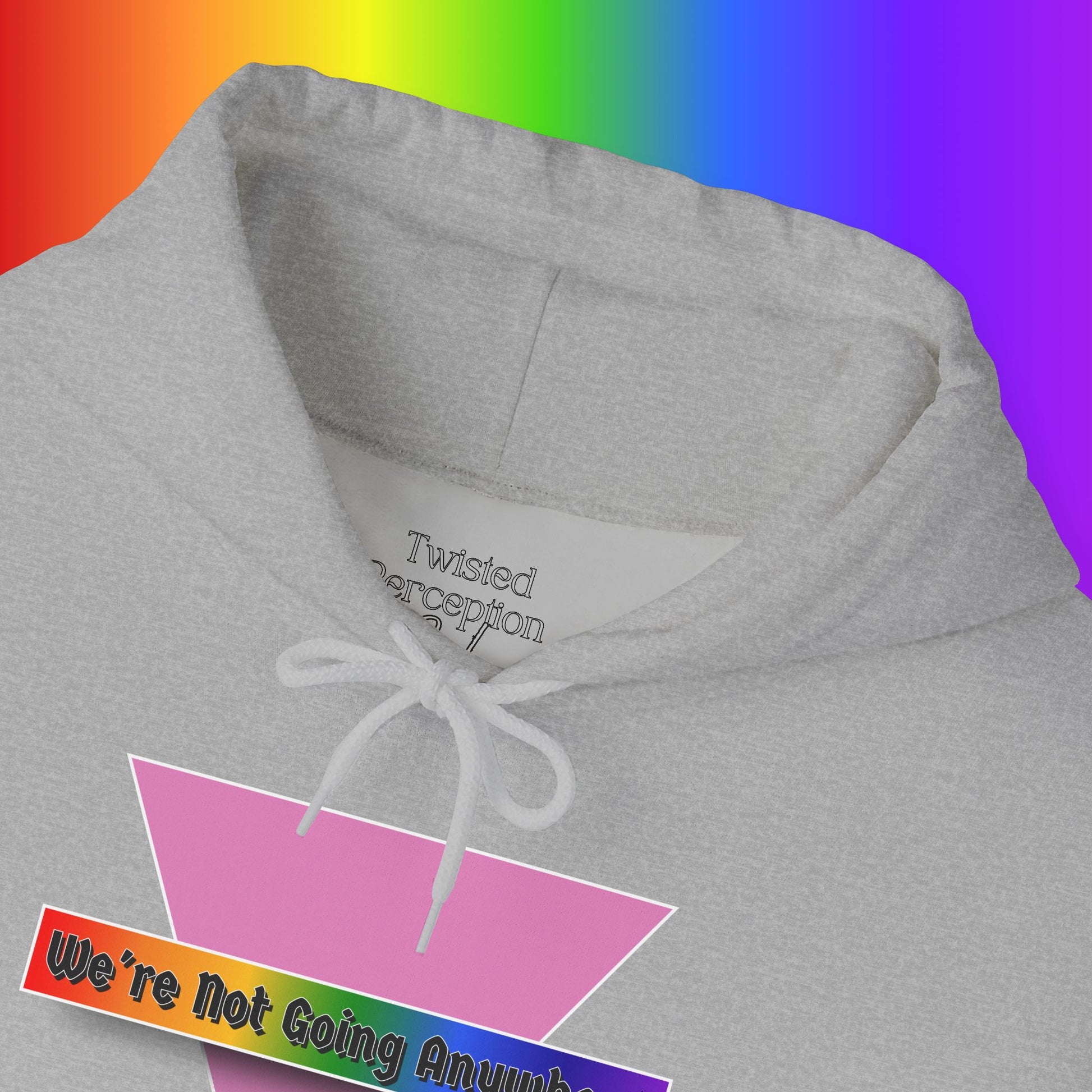 We're Not Going Anywhere Heavy Blend Hoodie