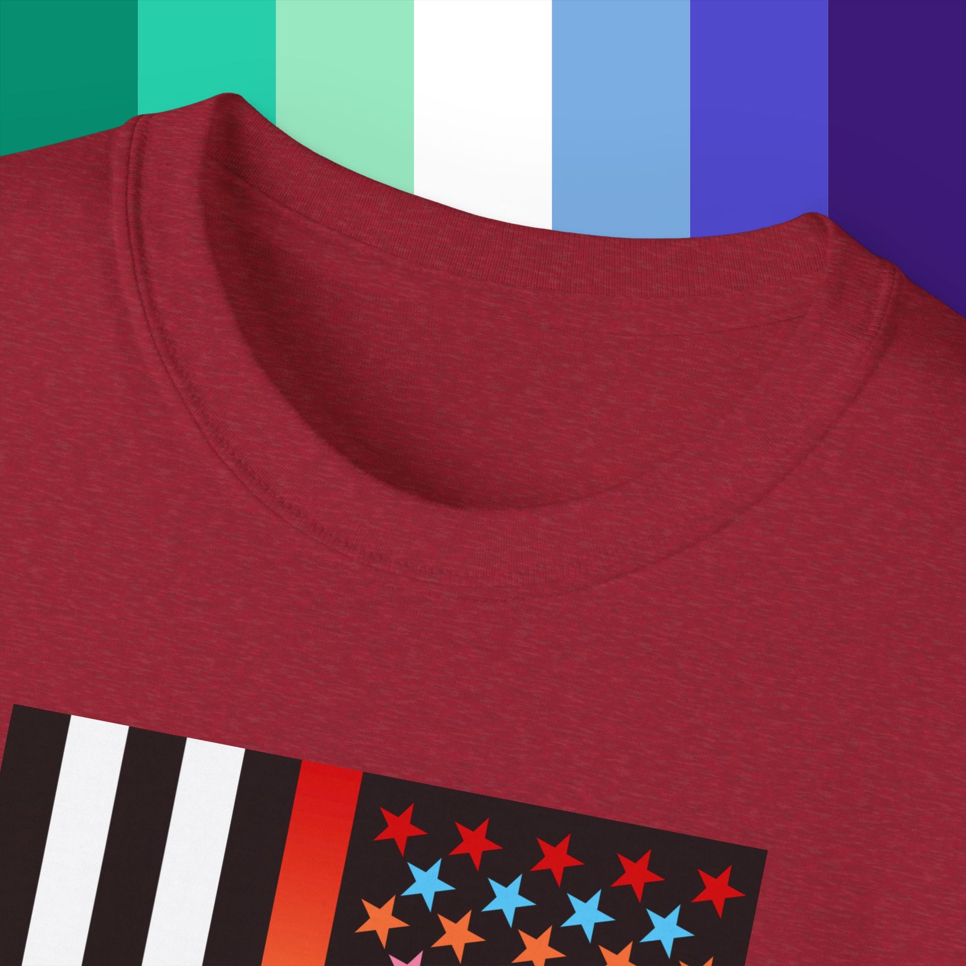 Thin Queer Line American Flag Ultra Cotton T-shirt