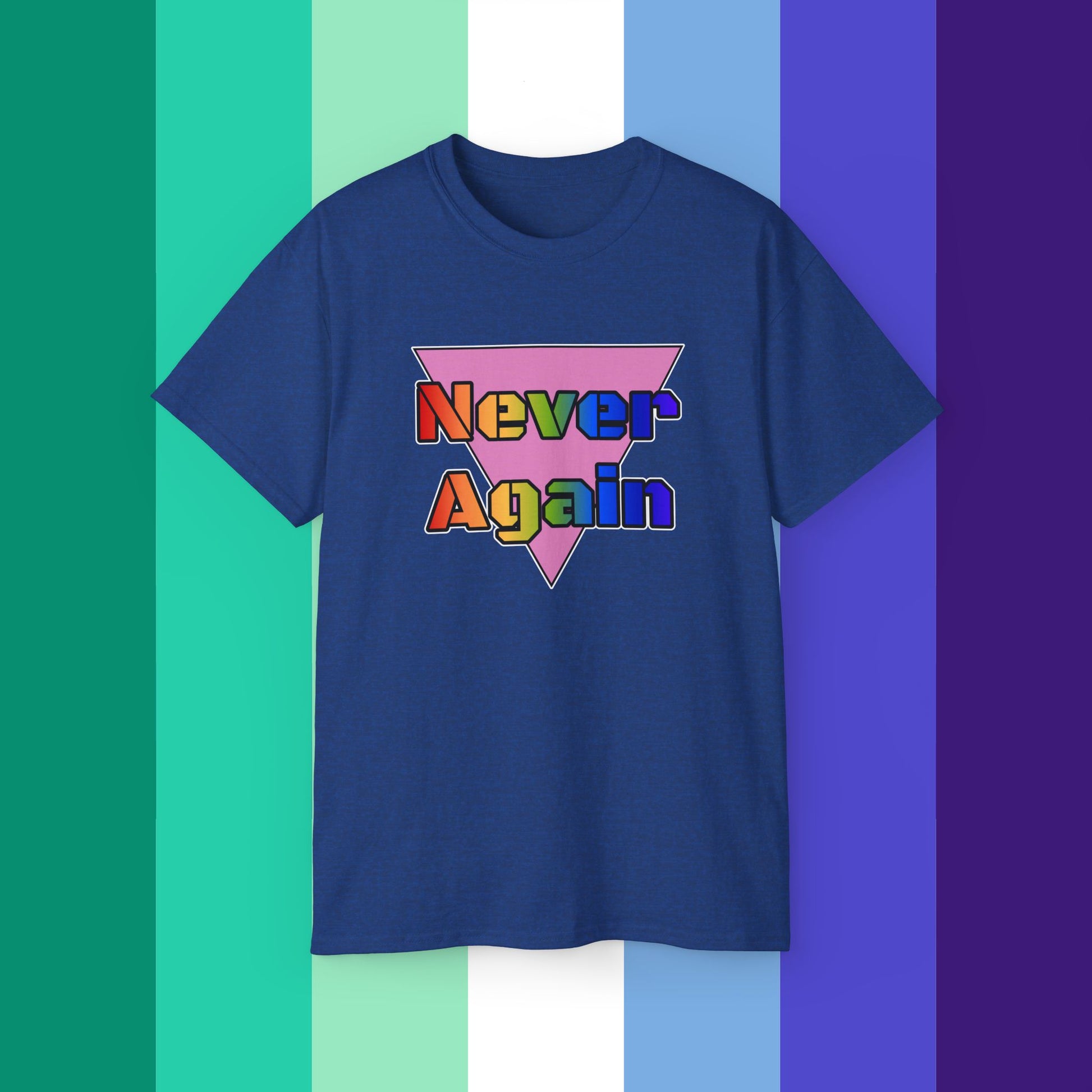 Never Again Bold Letters Ultra Cotton T-Shirt