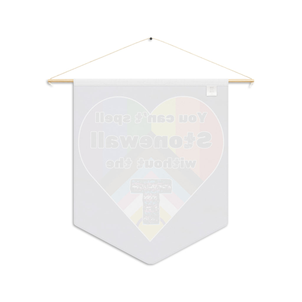 Transgender Inclusion Colorful Pride Pennant