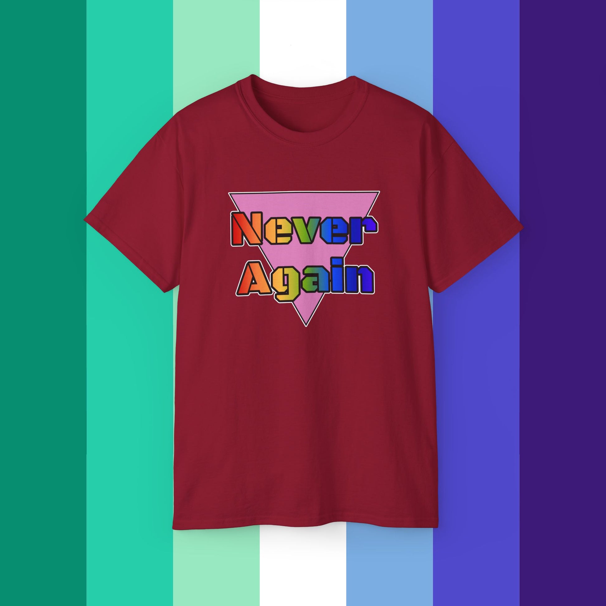 Never Again Bold Letters Ultra Cotton T-Shirt