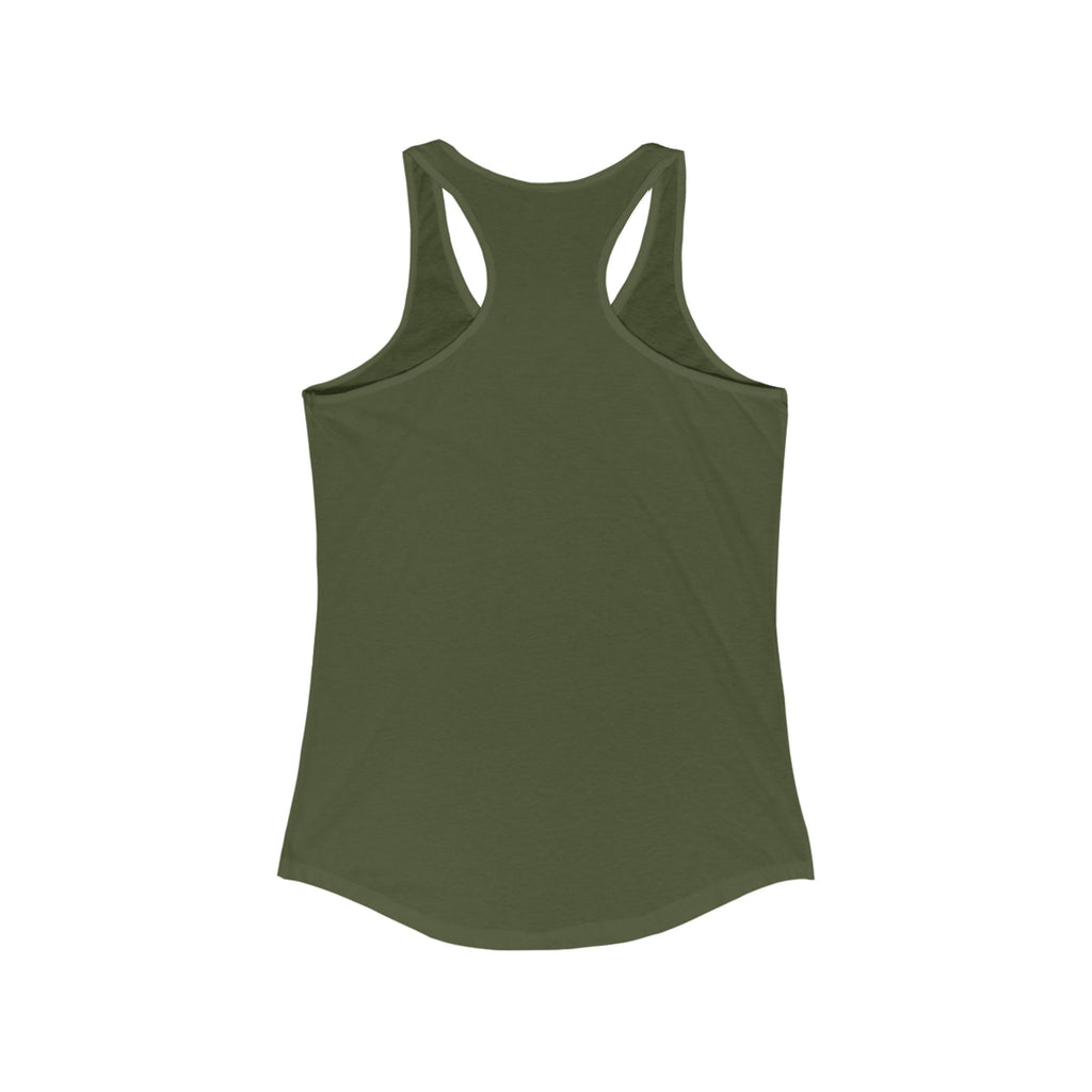 Thin Queer Line American Flag Fem Racerback Tank Top