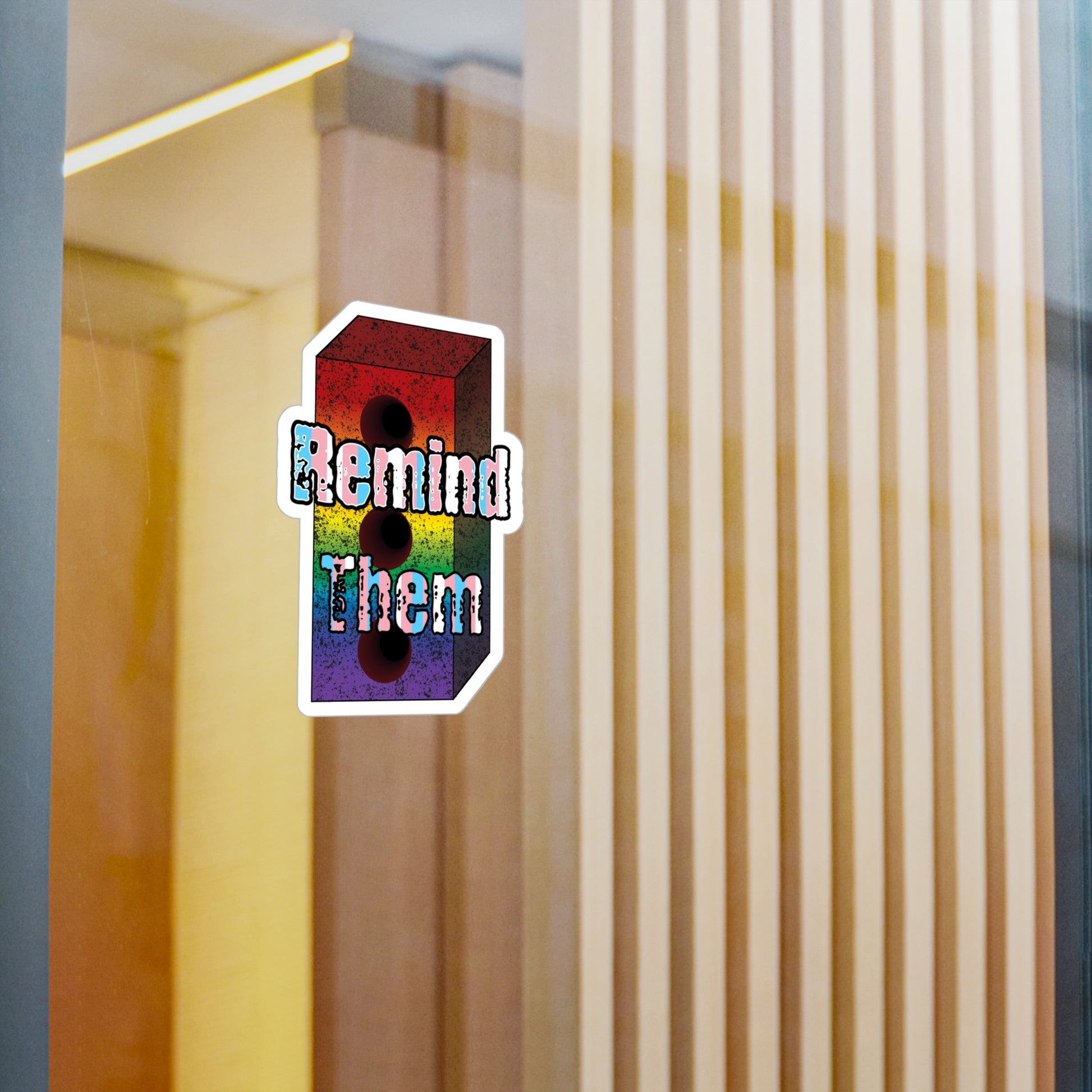 Remind Them Brick Kiss-Cut Vinyl Decals