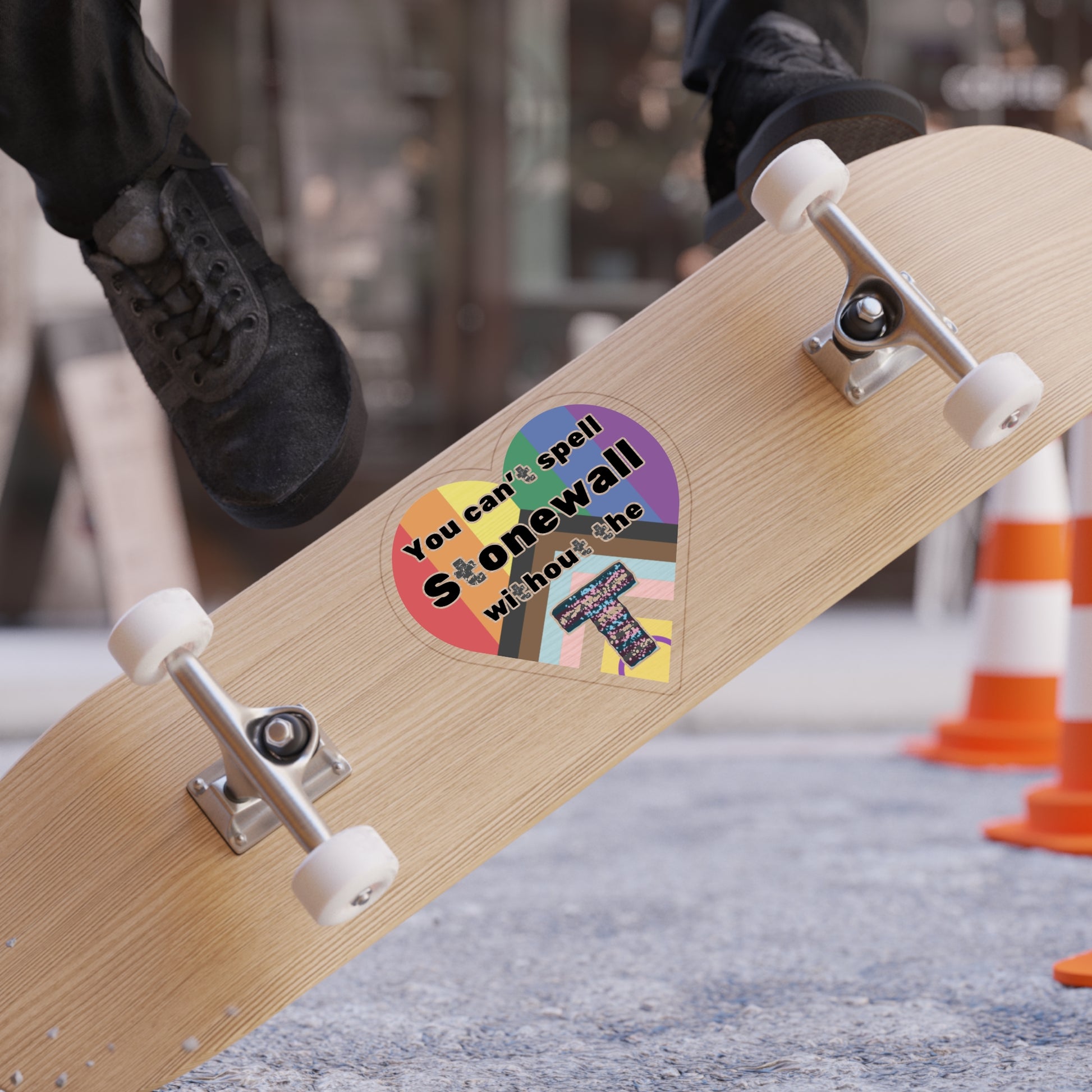 You Can't Spell Stonewall Without the T Outdoor Stickers