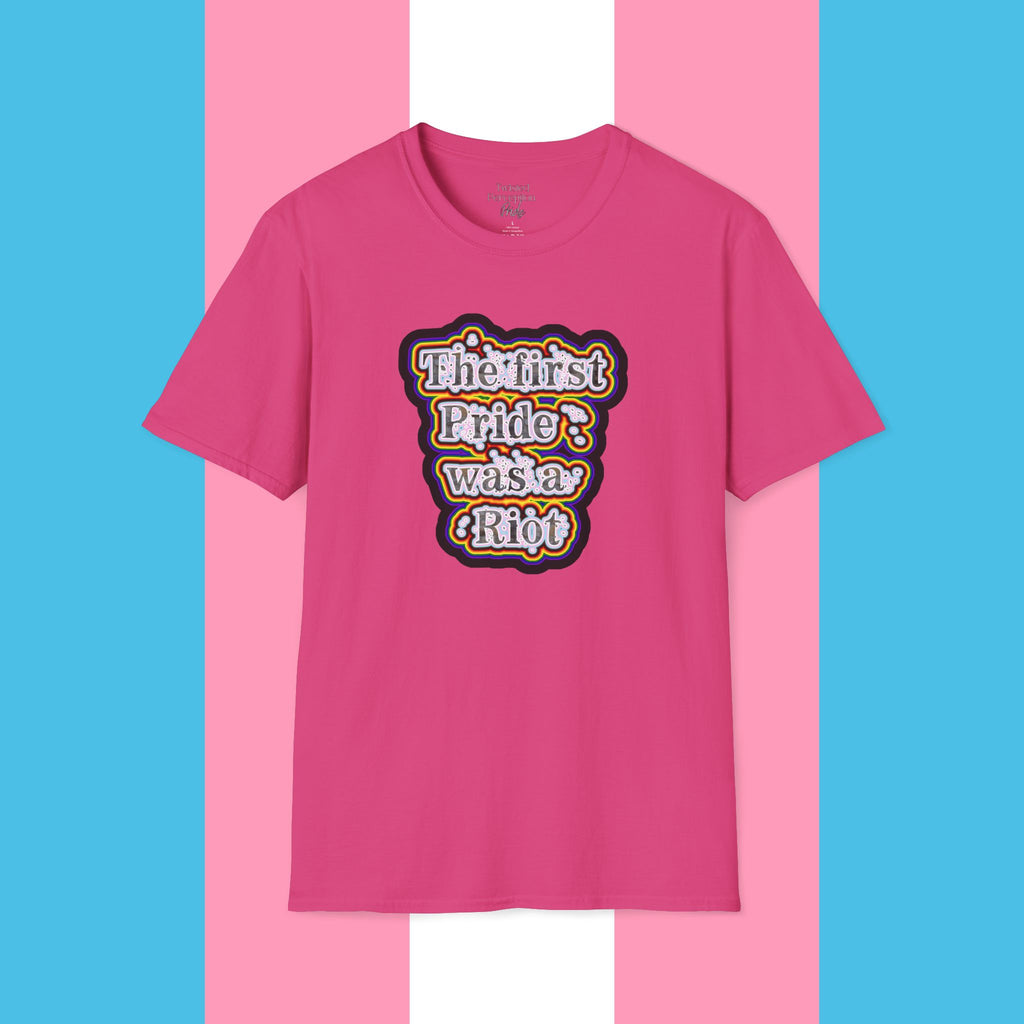 First Pride Riot Unisex Softstyle T-shirt