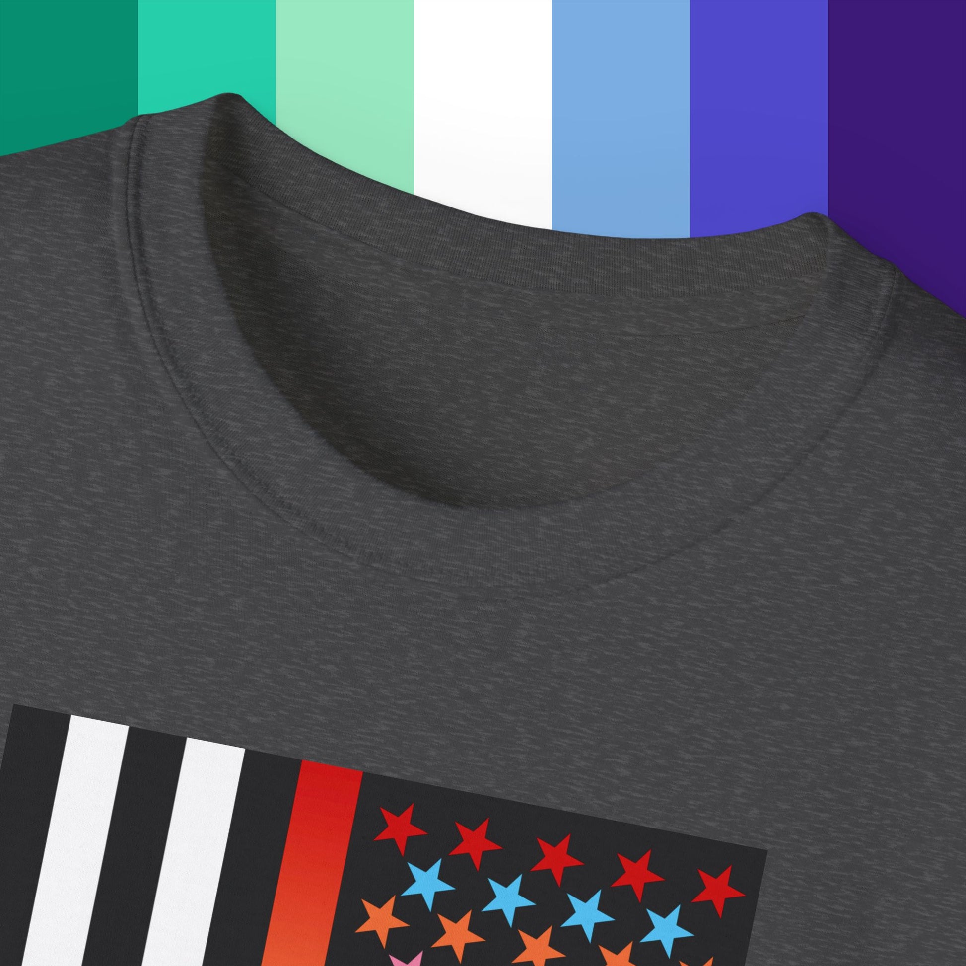 Thin Queer Line American Flag Ultra Cotton T-shirt