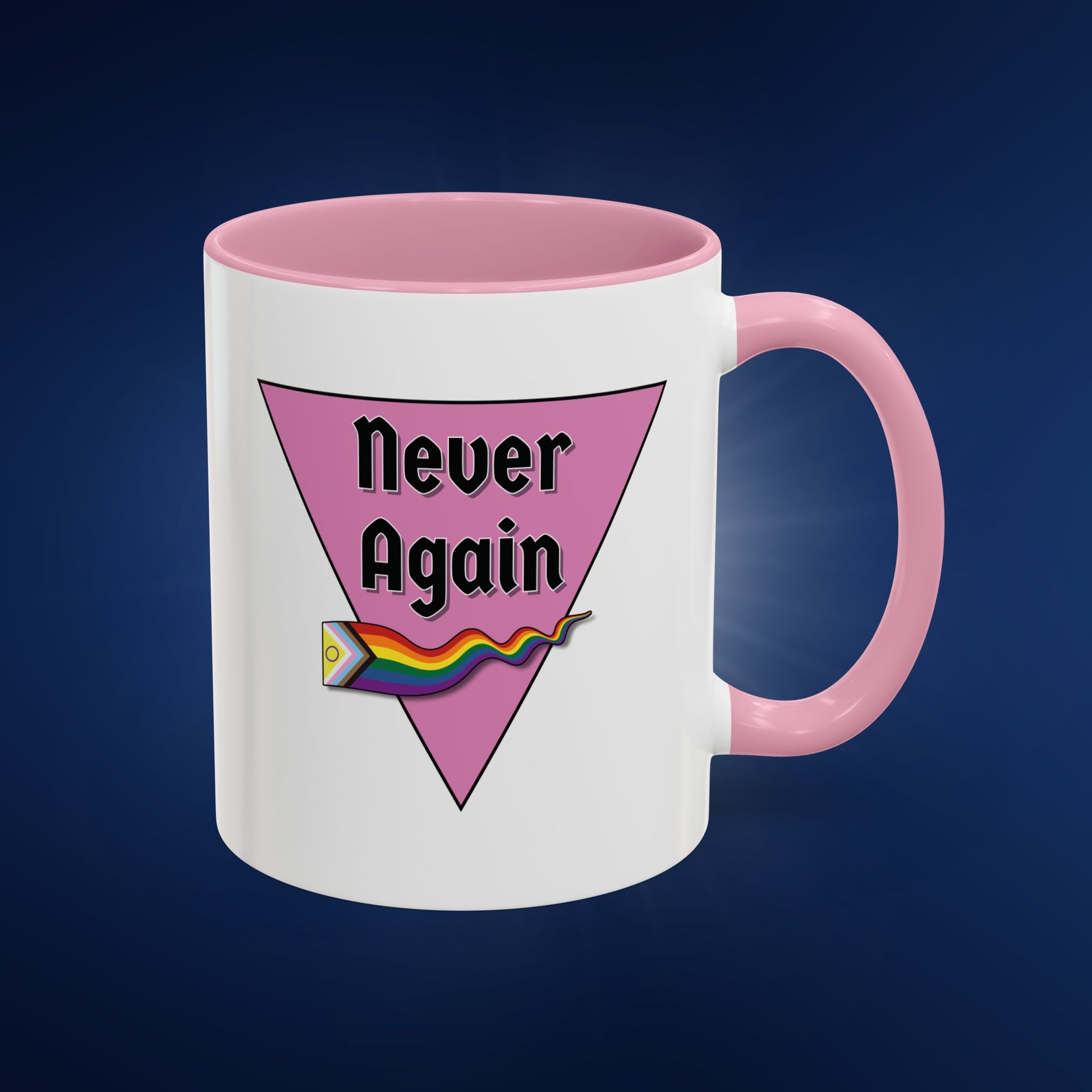 Colorful Pride Mug - "Never Again" - 11oz & 15oz Options