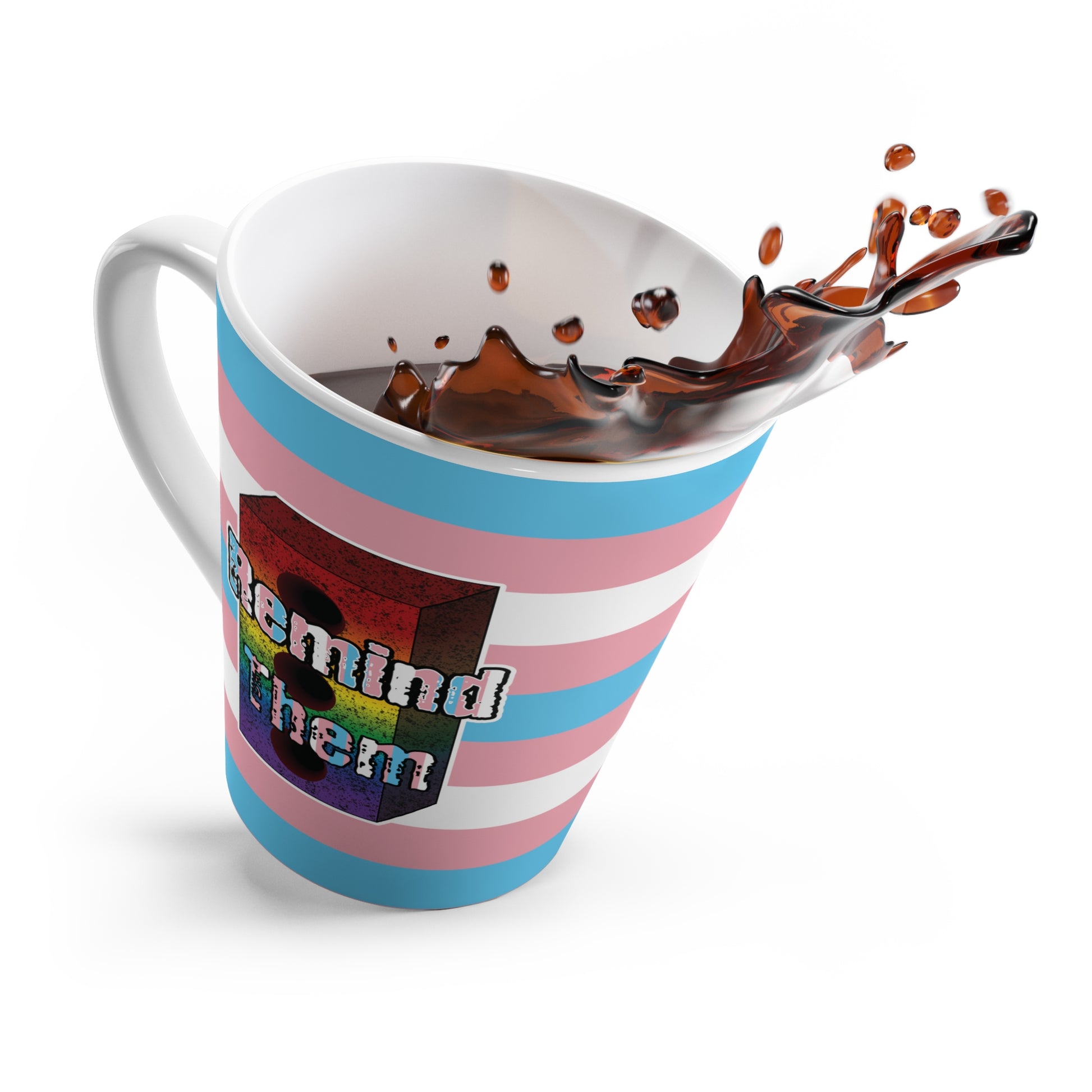 Remind Them Stonewall Inspired Pride Latte Mug