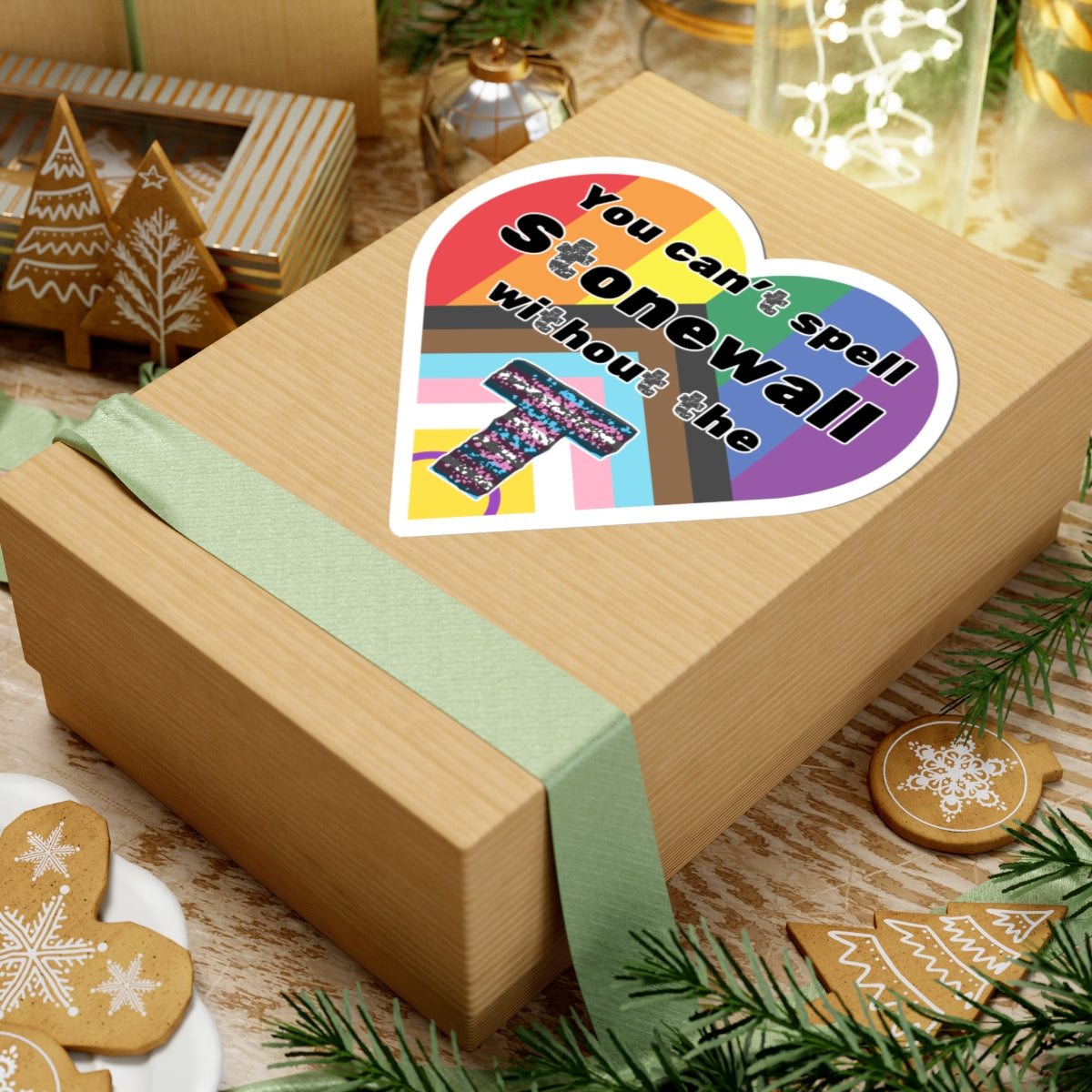 Can't Spell Stonewall Kiss-Cut Stickers