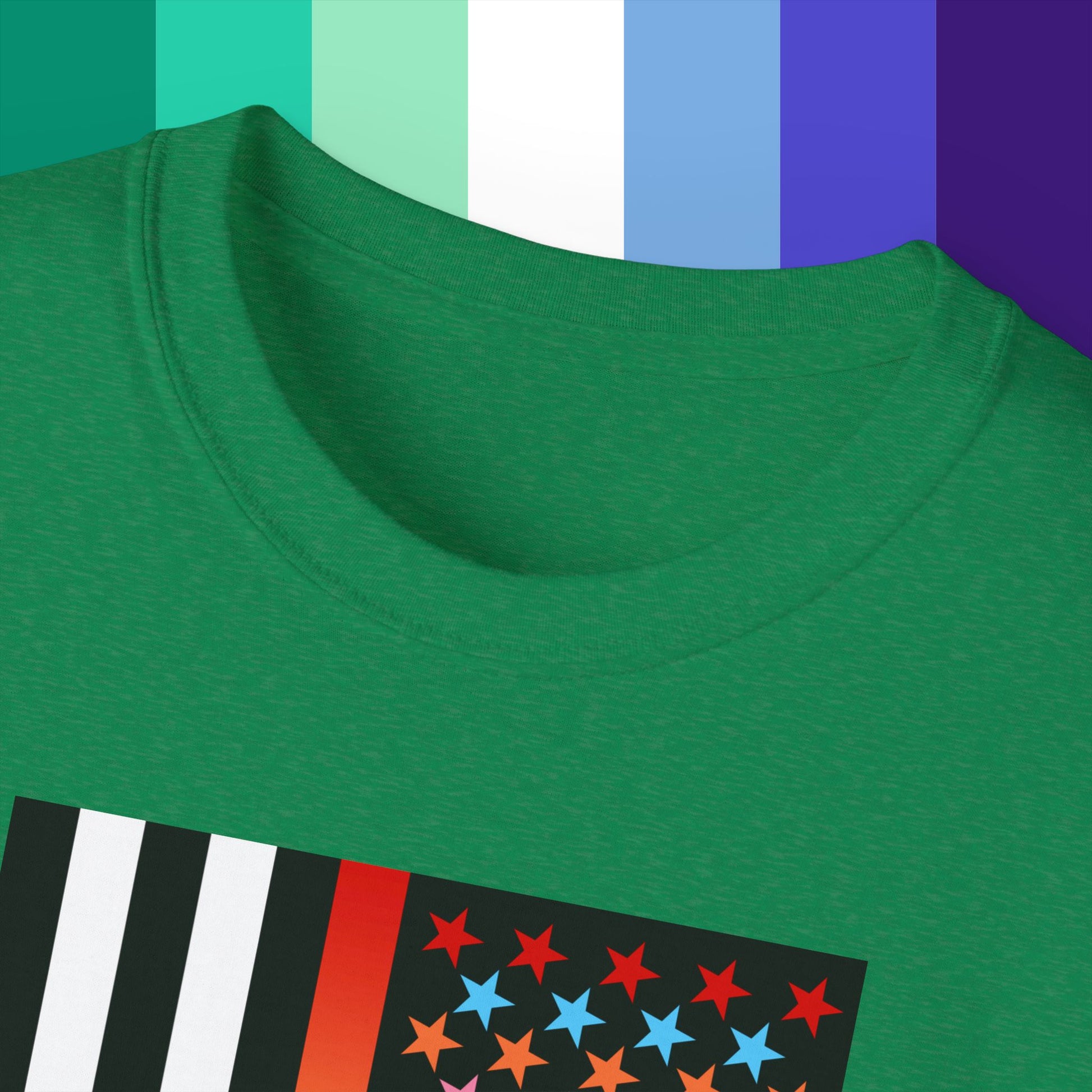 Thin Queer Line American Flag Ultra Cotton T-shirt