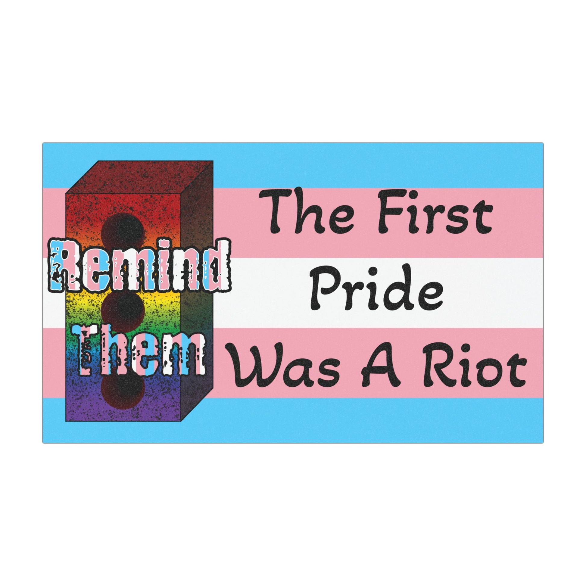 Remind Them Stonewall Brick Car Magnet