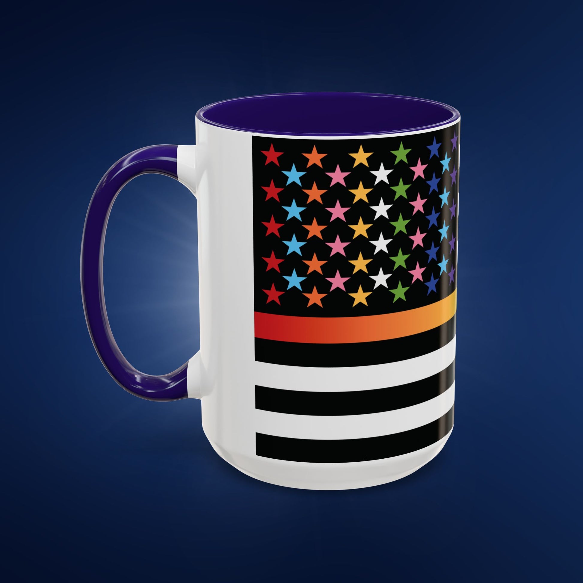 Thin Queer Line Colorful Mug, 11&15oz