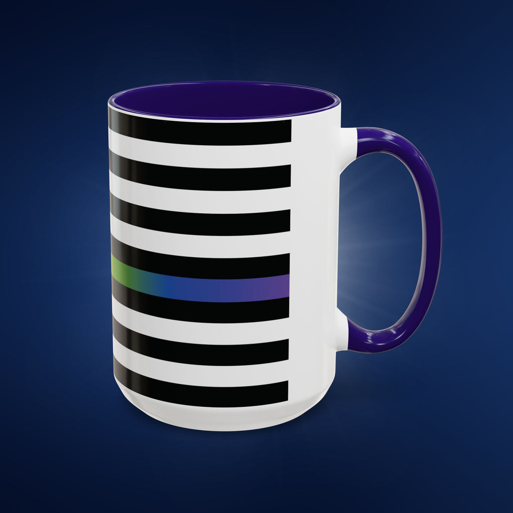 Thin Queer Line Colorful Mug, 11&15oz