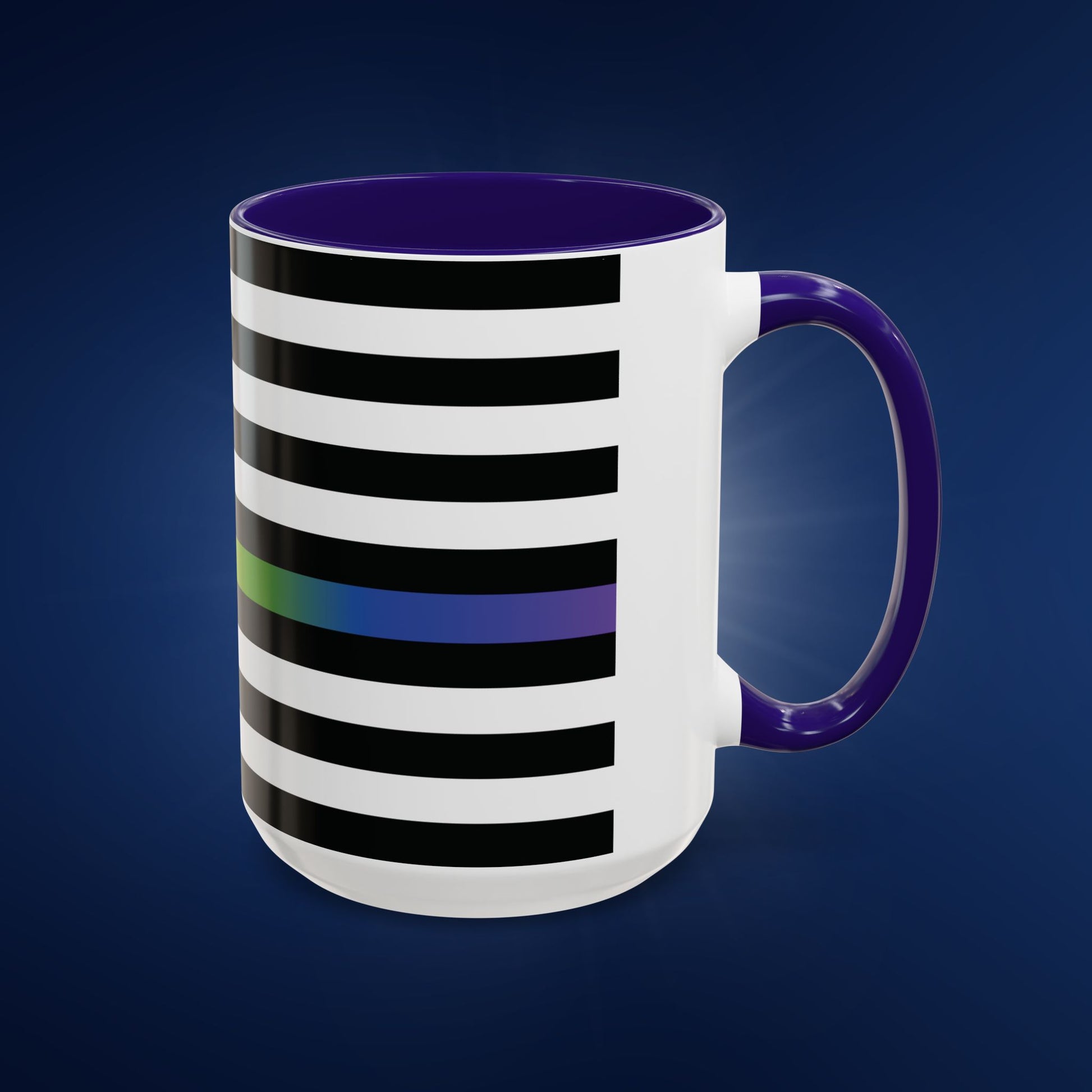 Thin Queer Line Colorful Mug, 11&15oz