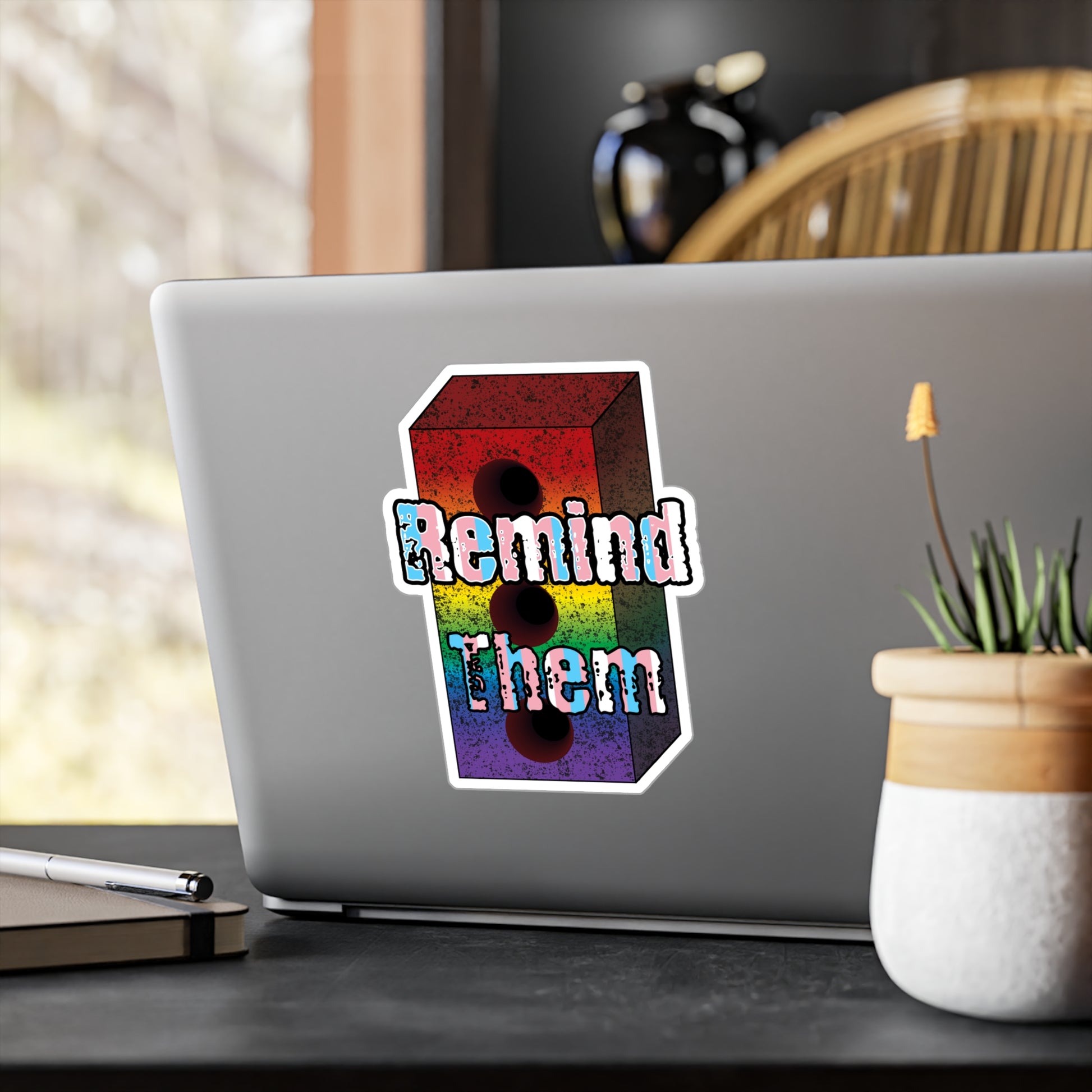 Remind Them Brick Kiss-Cut Vinyl Decals