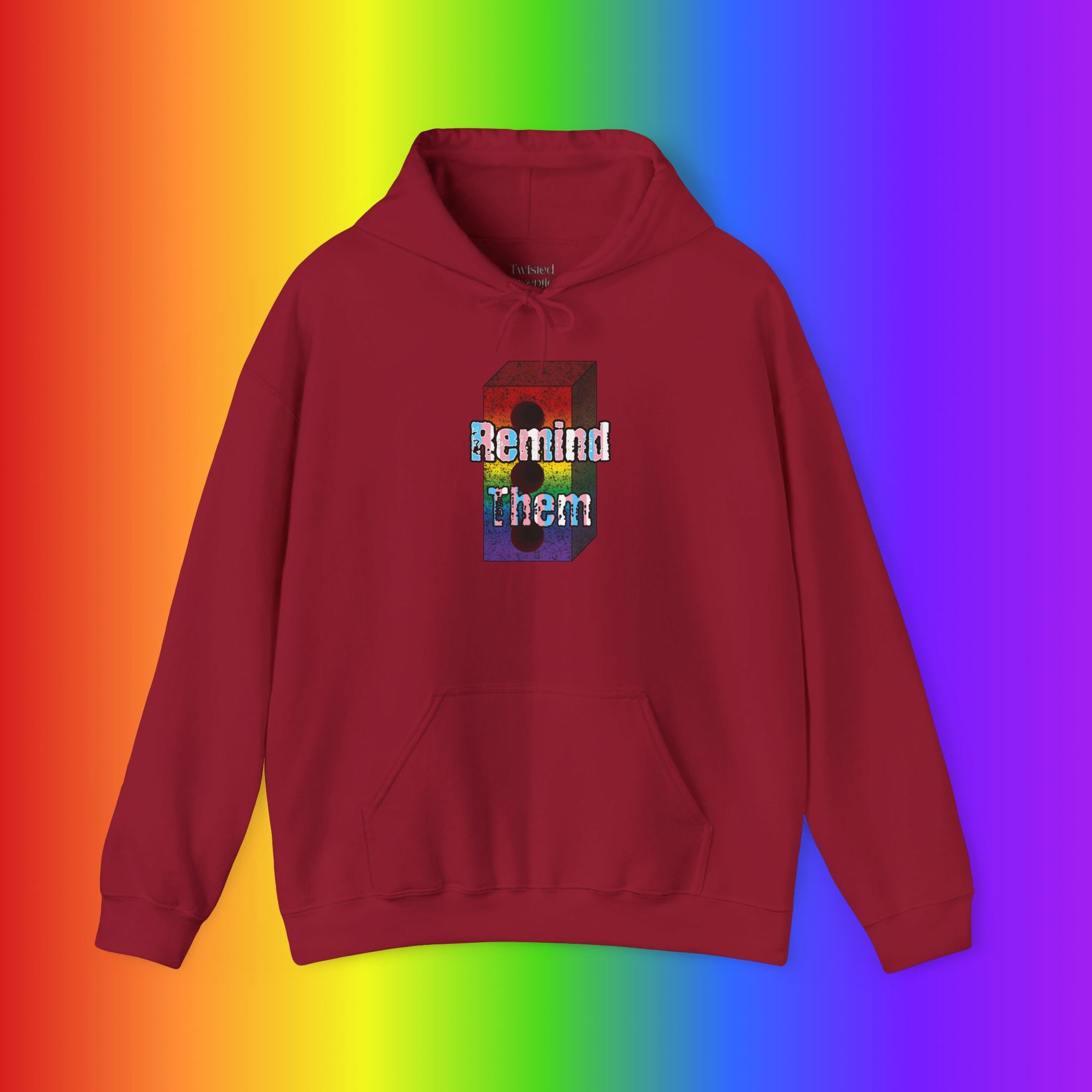 Remind Them Stonewall Brick Heavy Blend Hoodie