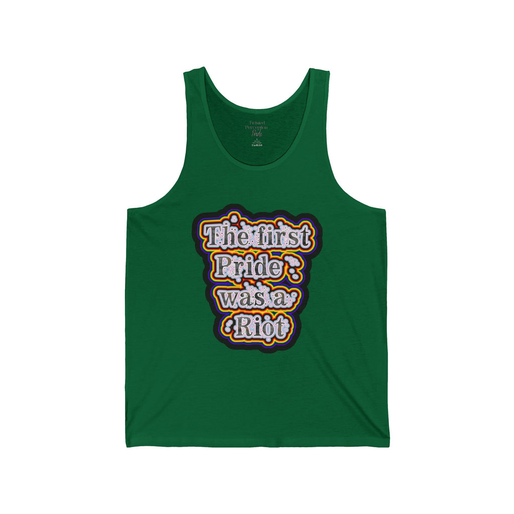 First Pride Riot Jersey Tank Top