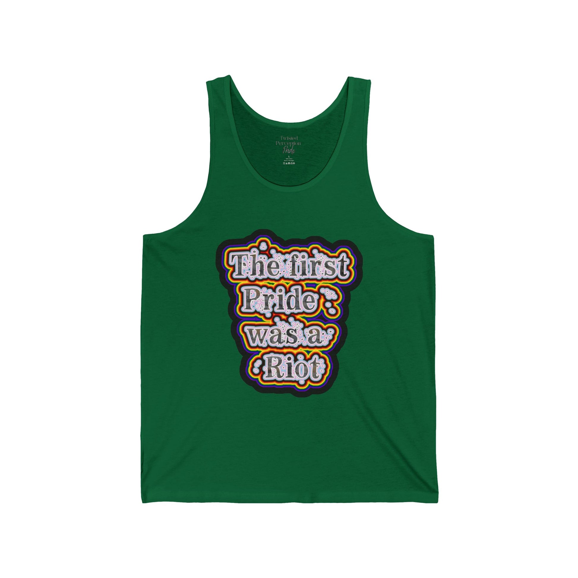 First Pride Riot Jersey Tank Top