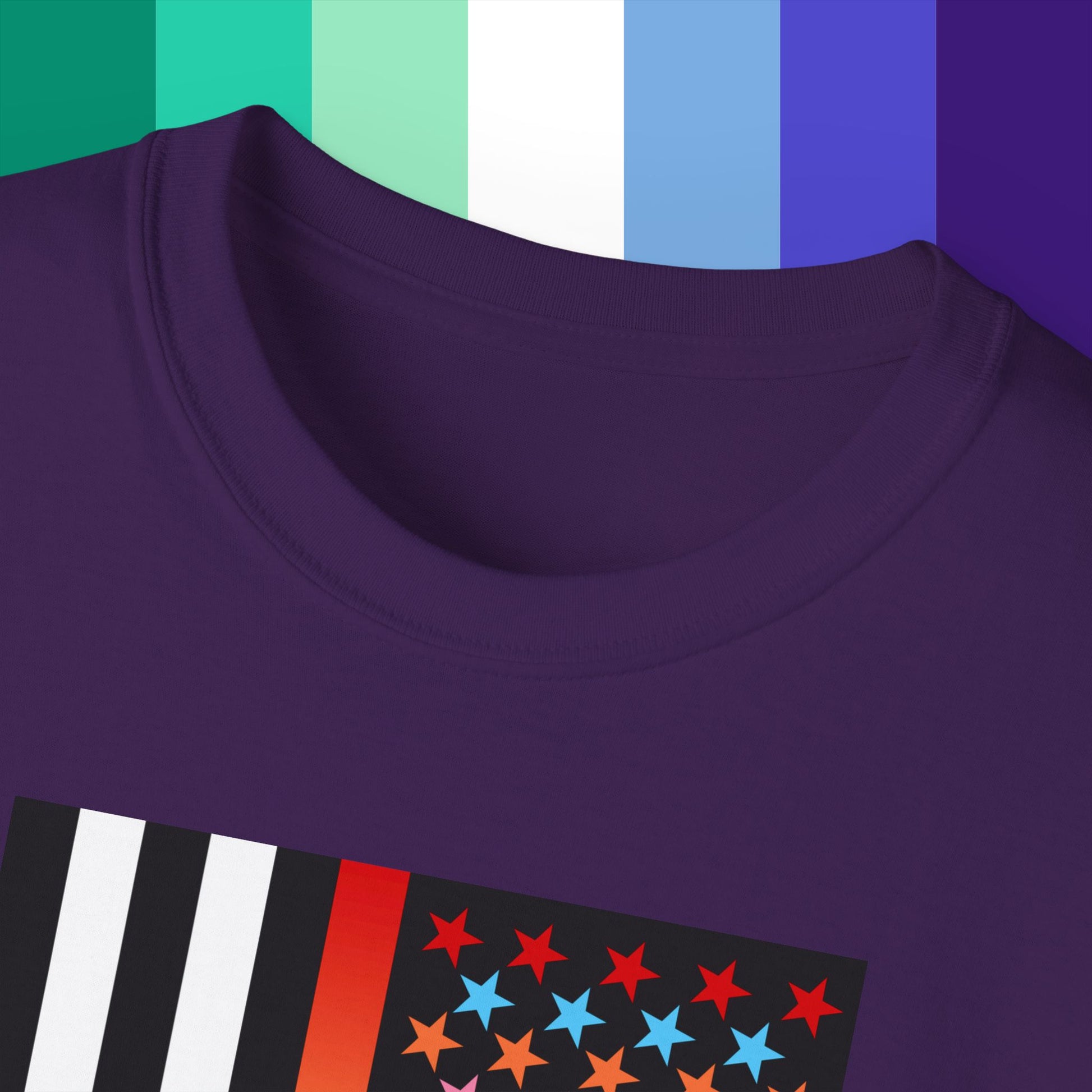 Thin Queer Line American Flag Ultra Cotton T-shirt