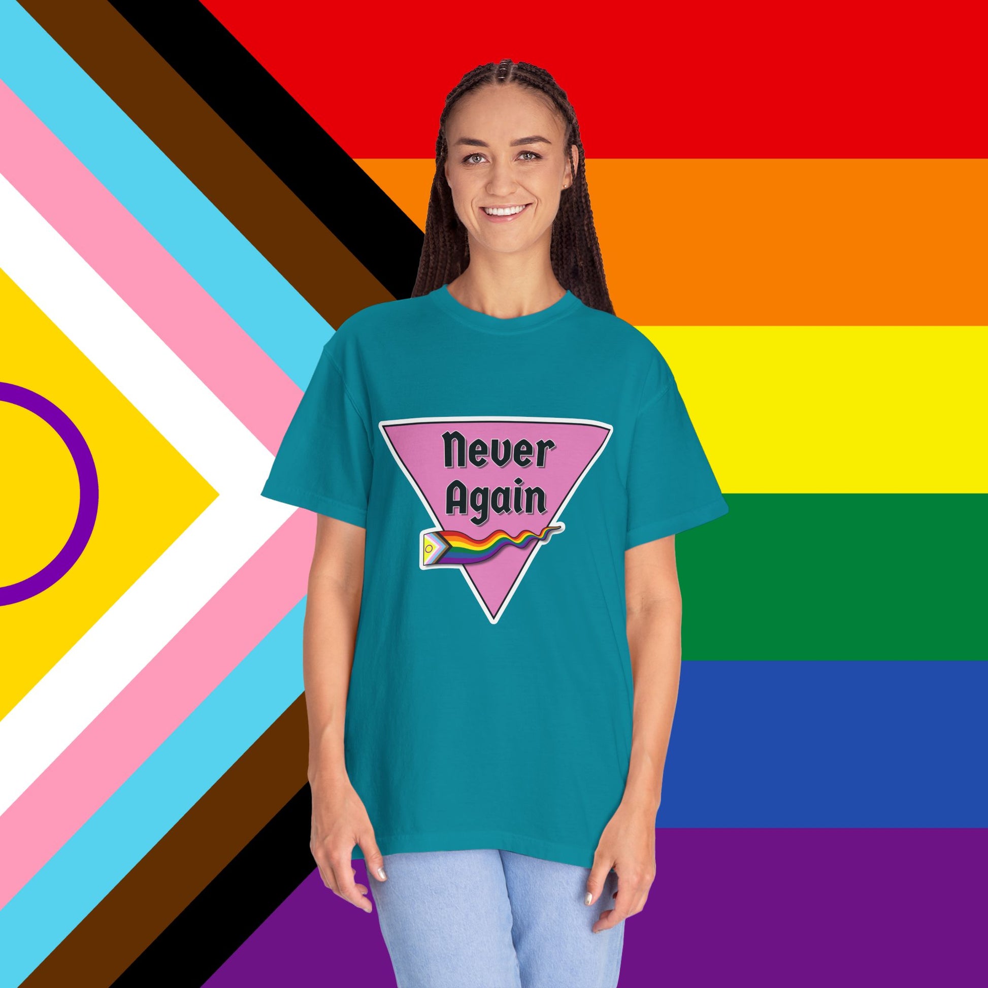 Never Again Garment-Dyed T-shirt