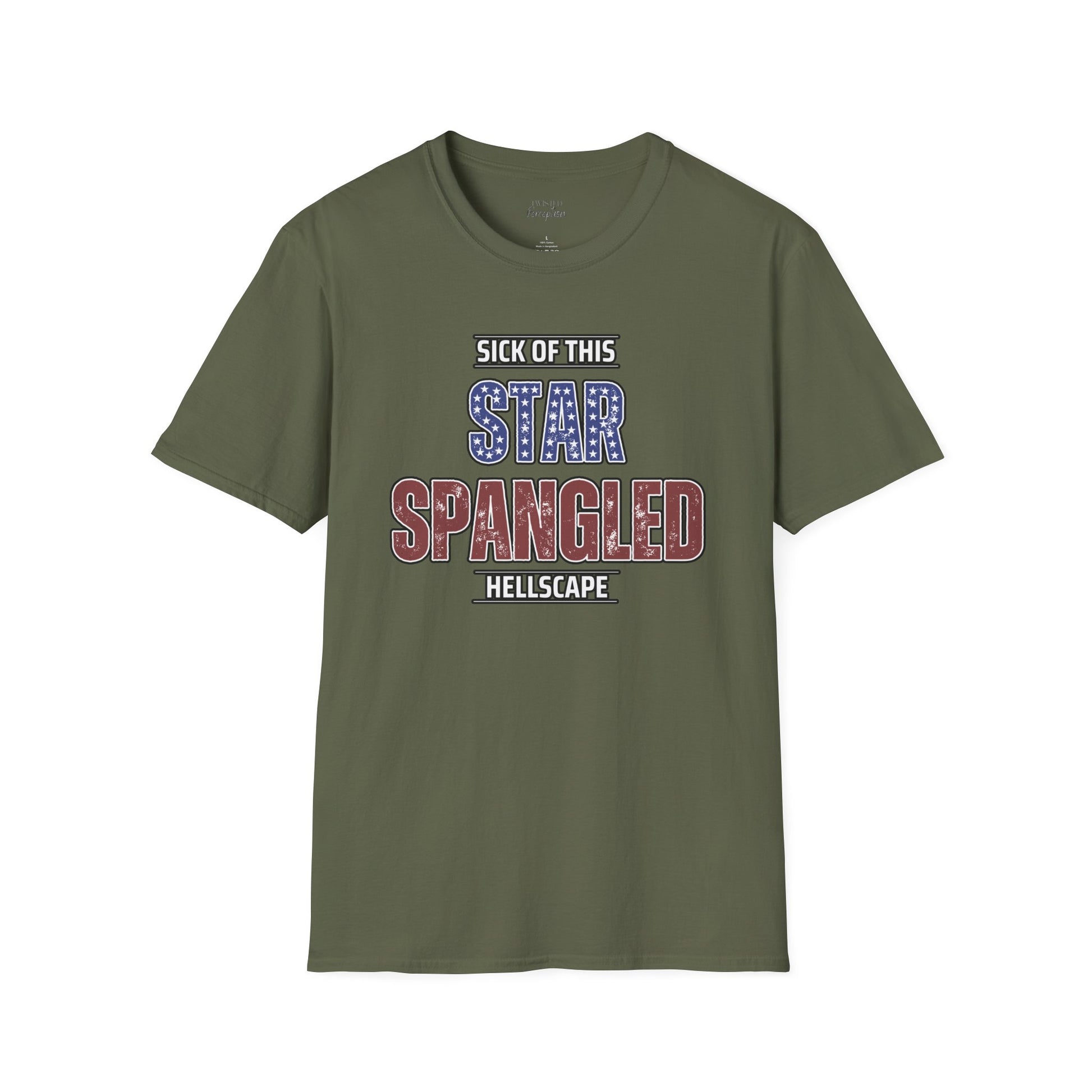 Star Spangled Hellscape Softstyle T-Shirt