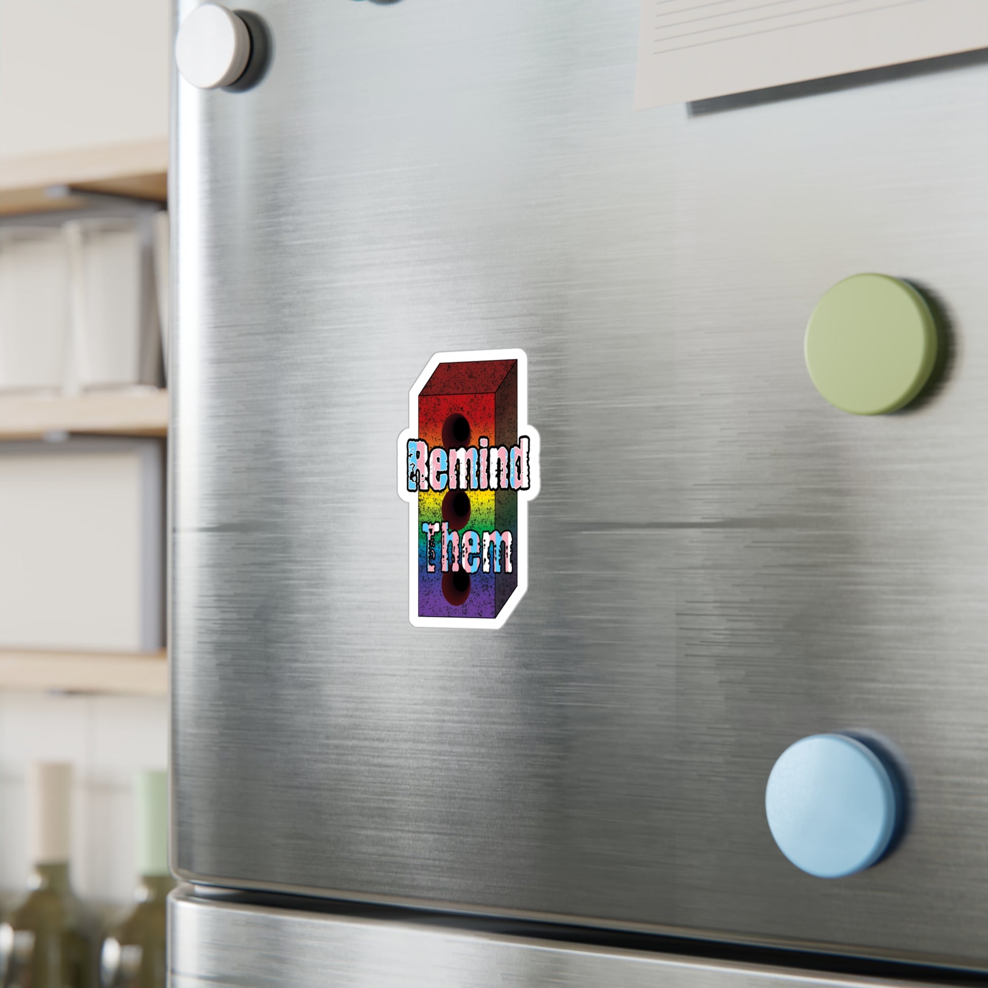 Remind Them Brick Kiss-Cut Vinyl Decals