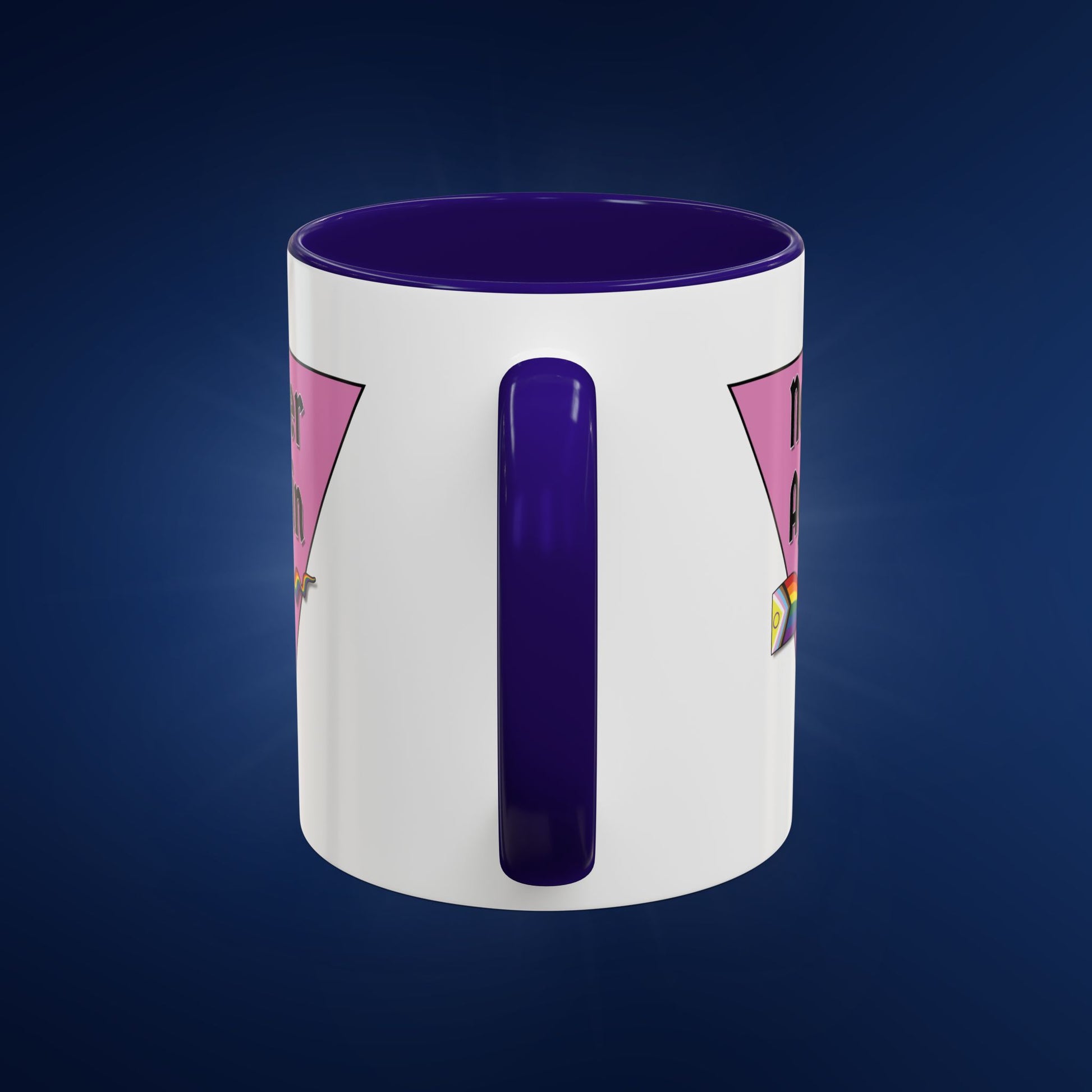 Colorful Pride Mug - "Never Again" - 11oz & 15oz Options