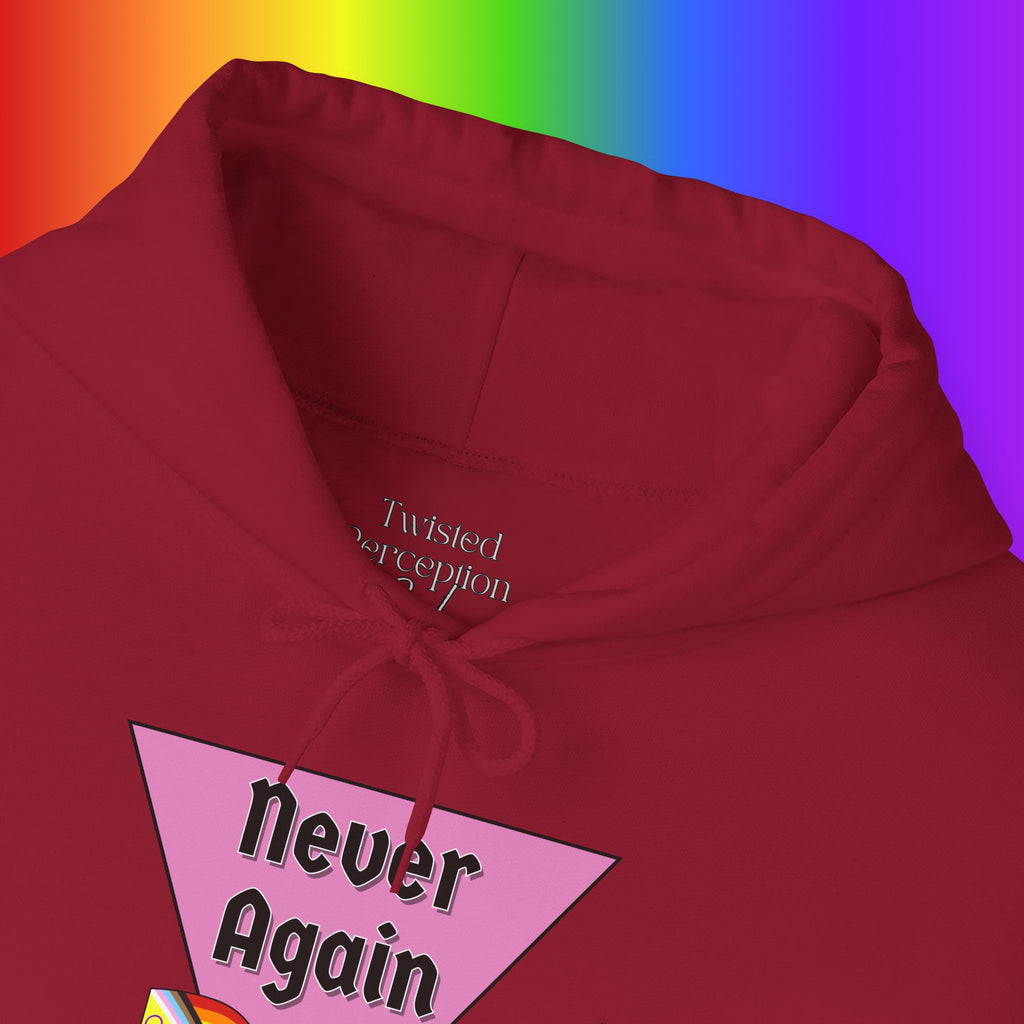 Never Again Heavy Blend Hoodie