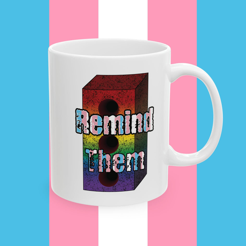 Remind Them Stonewall Tribute Pride Mug, 11oz