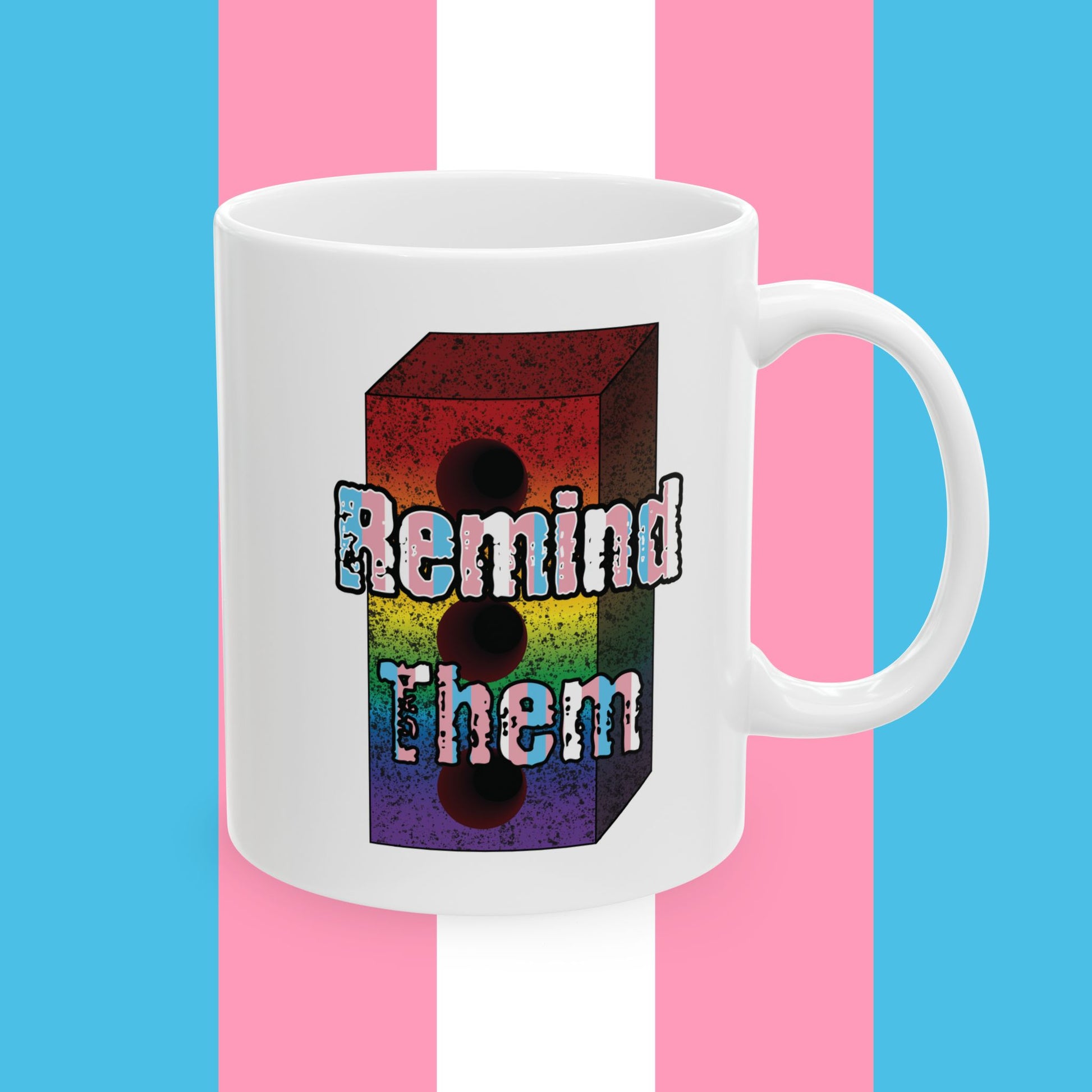 Remind Them Stonewall Tribute Pride Mug, 11oz