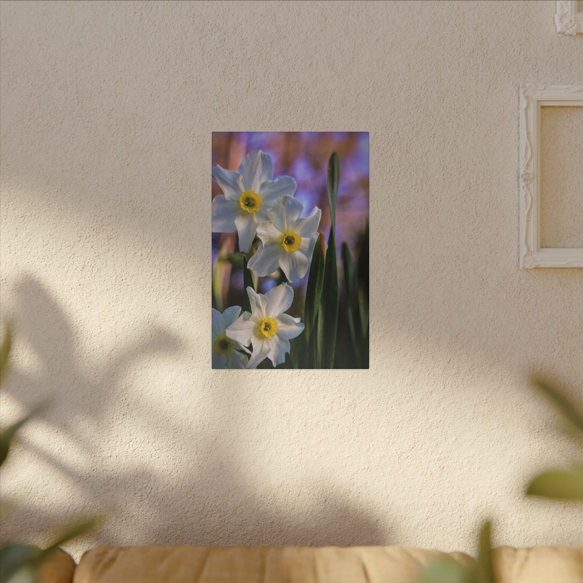 Daffodil Floral Canvas